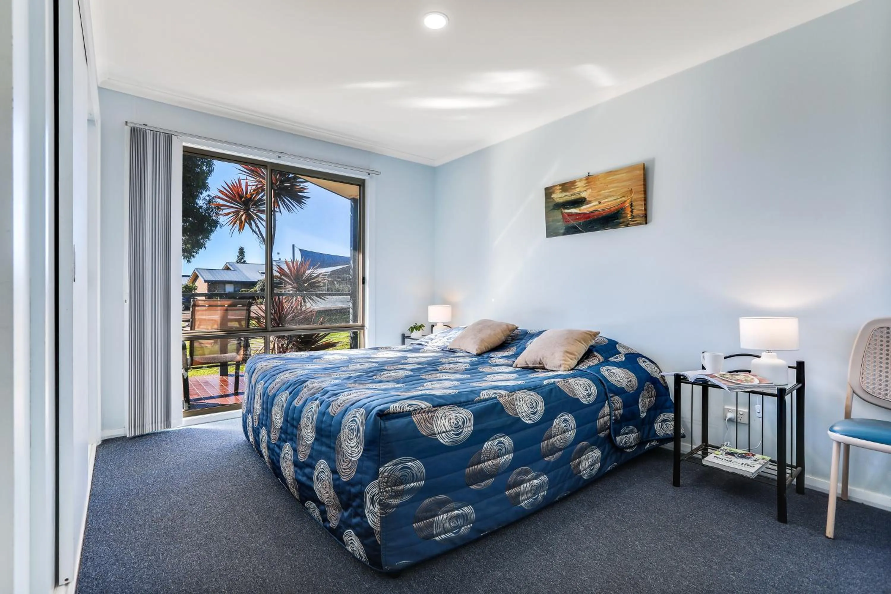 Bedroom, Bed in Beach Cabins Merimbula