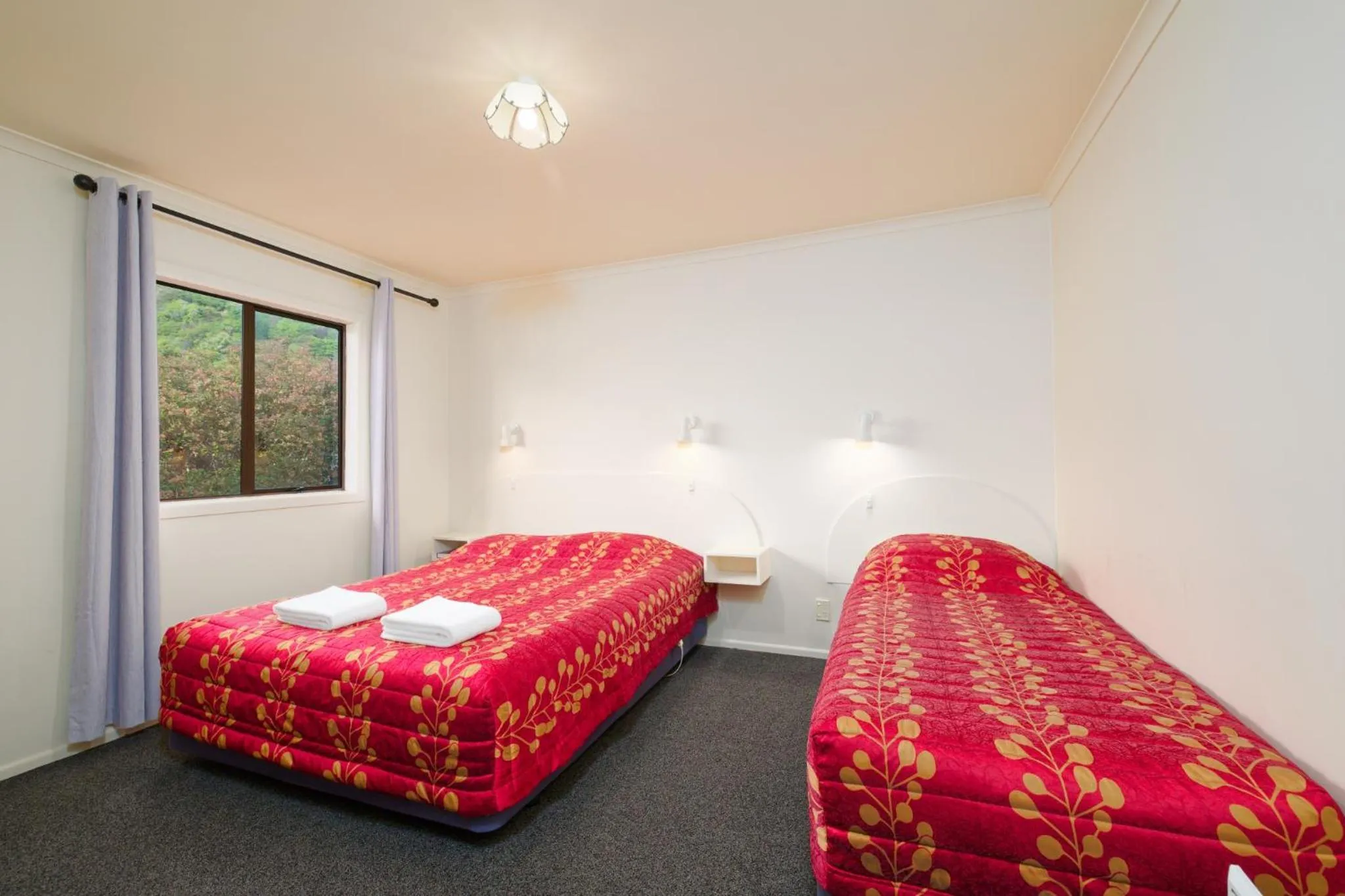 Bed in Blue Seas Motel