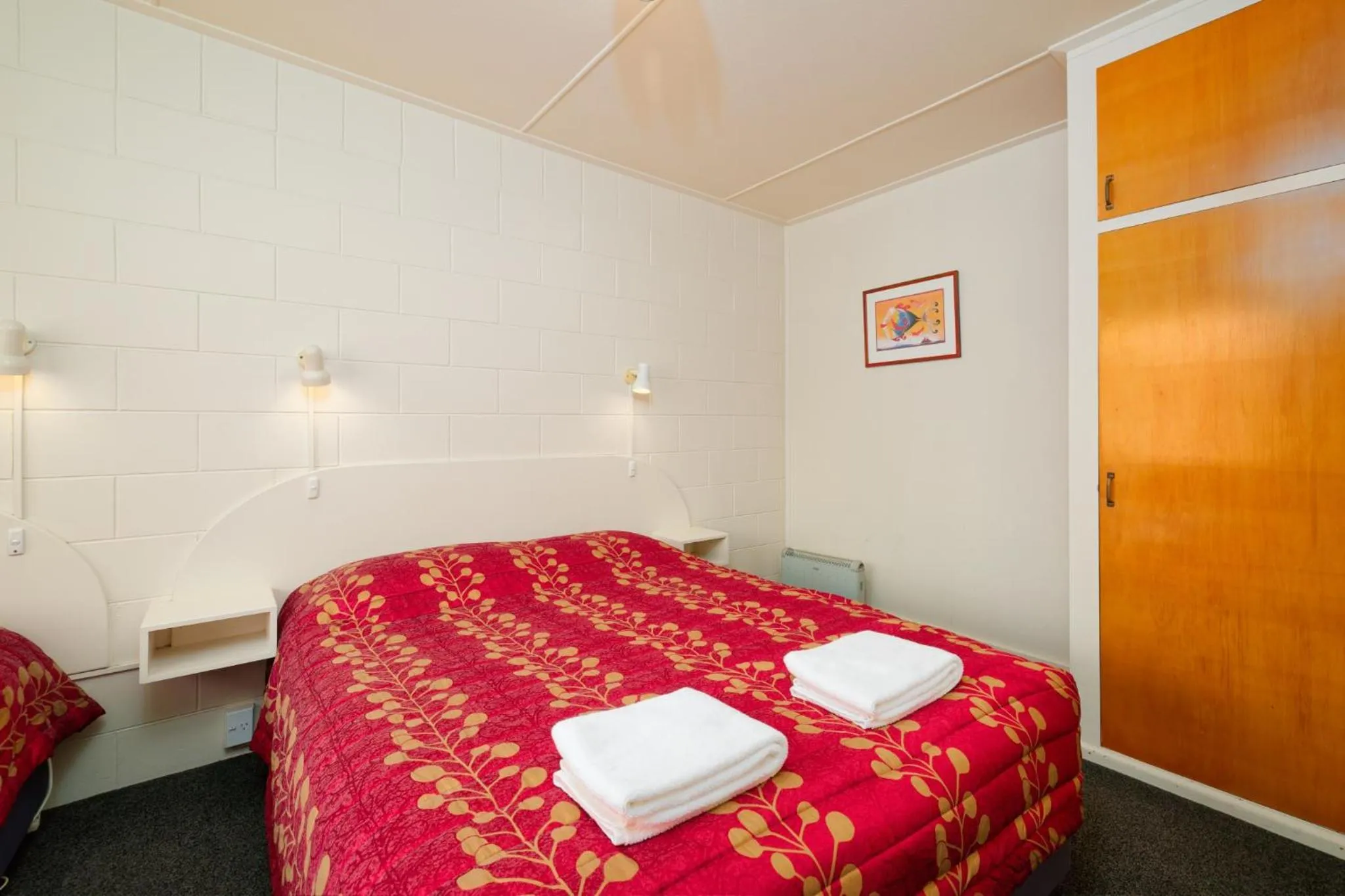 Bed in Blue Seas Motel