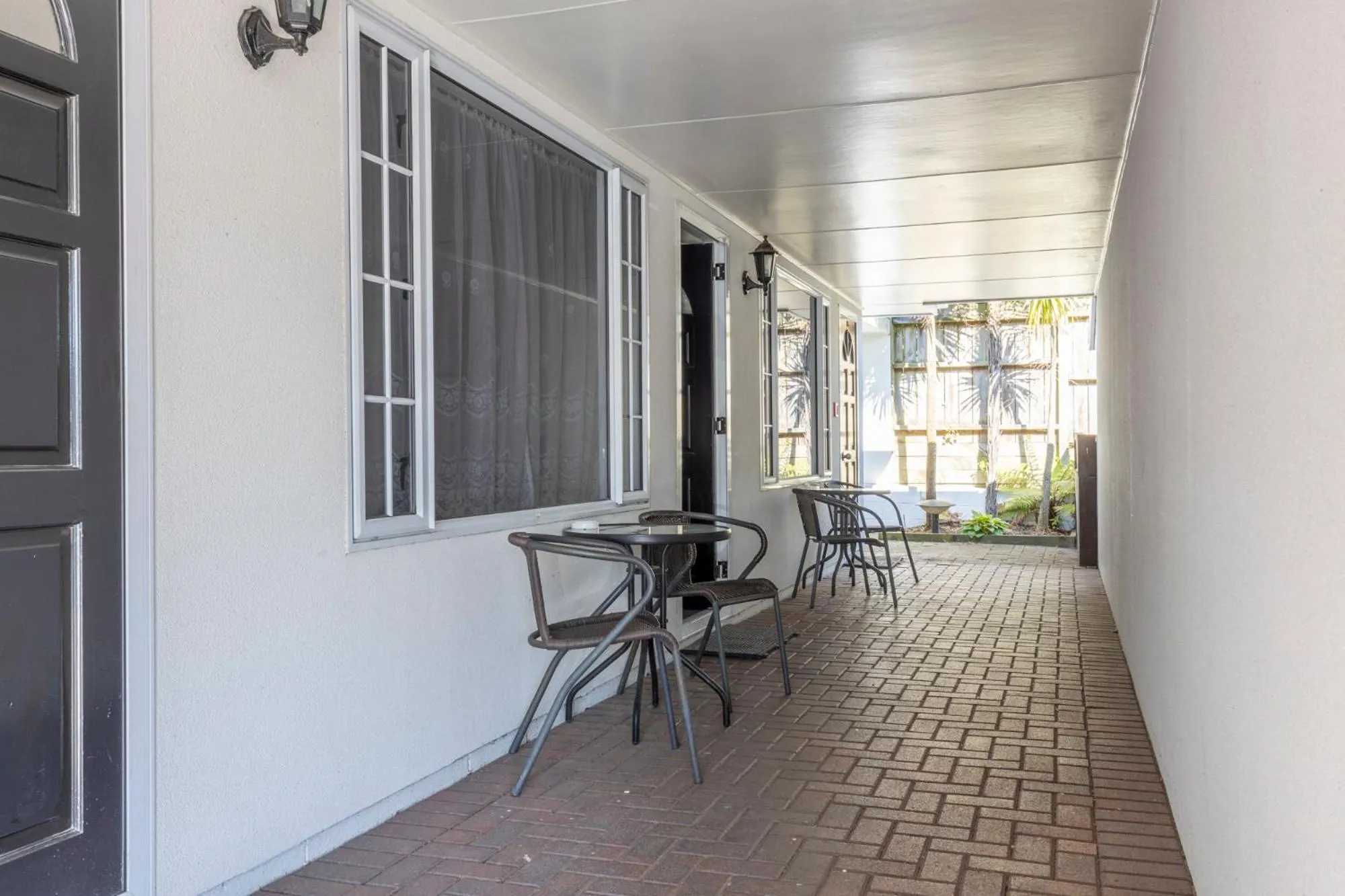 Patio in ASURE PRINCE motor lodge