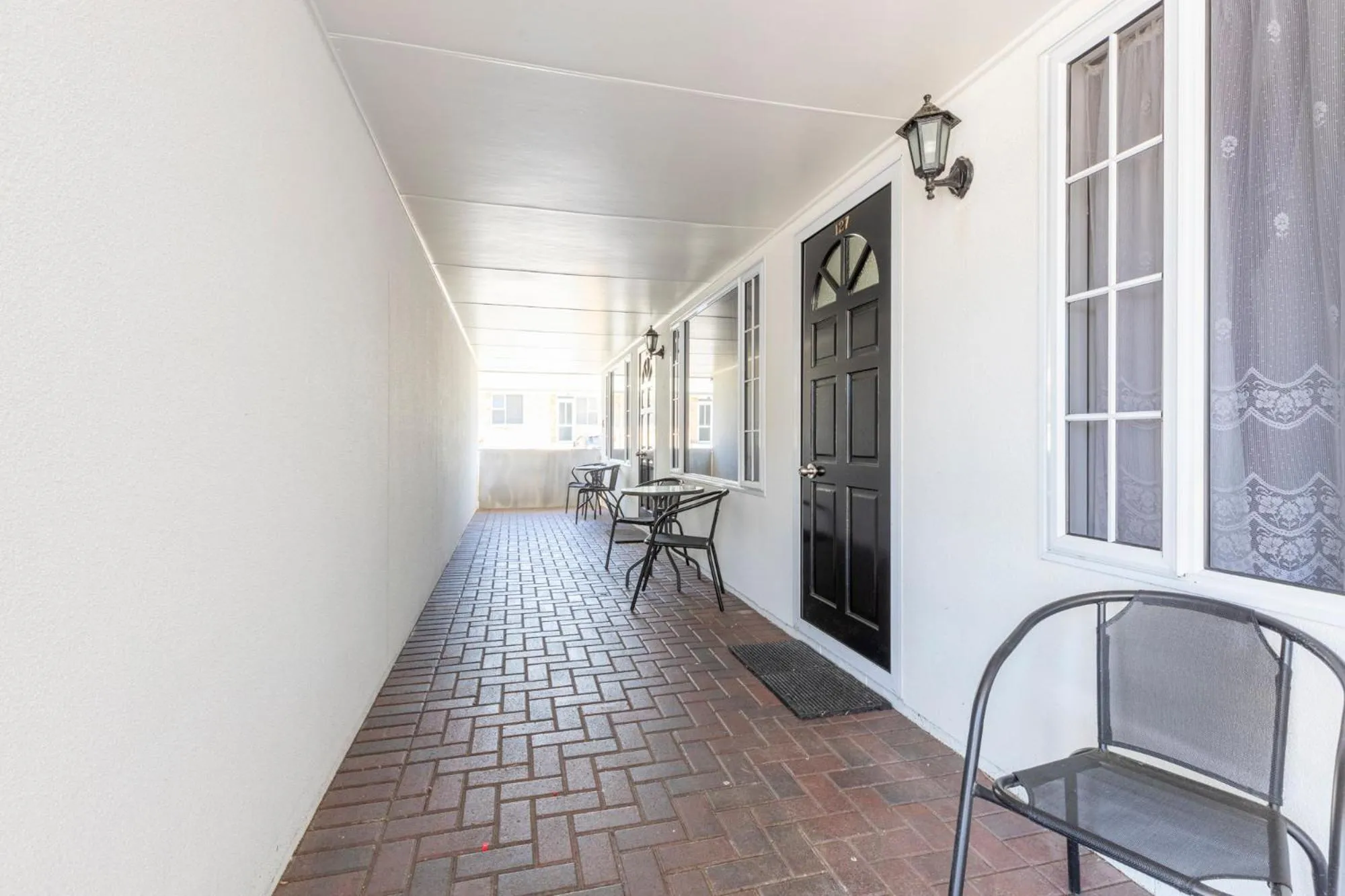 Patio in ASURE PRINCE motor lodge