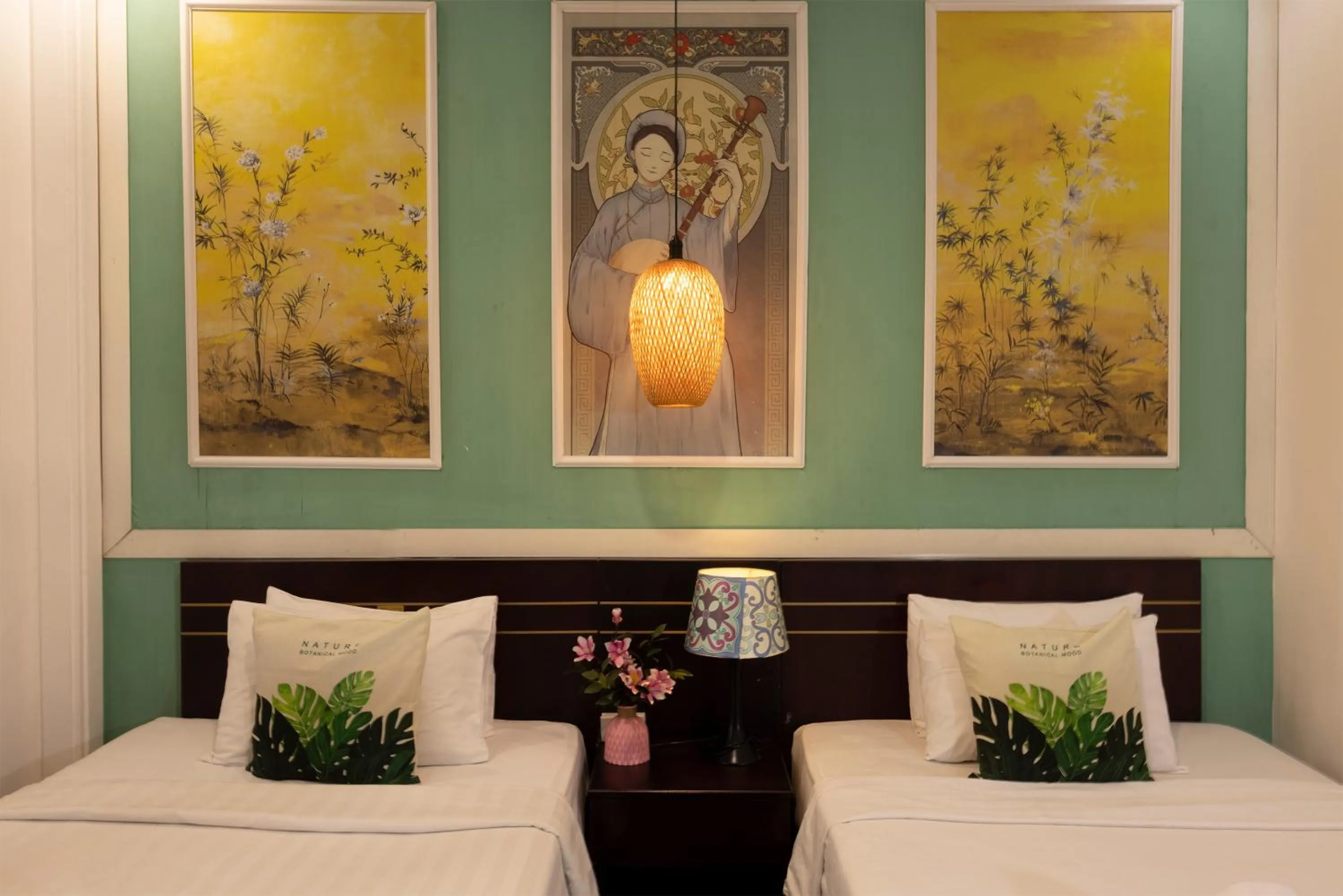 Decorative detail, Bed in Vilion Central Hotel & Spa