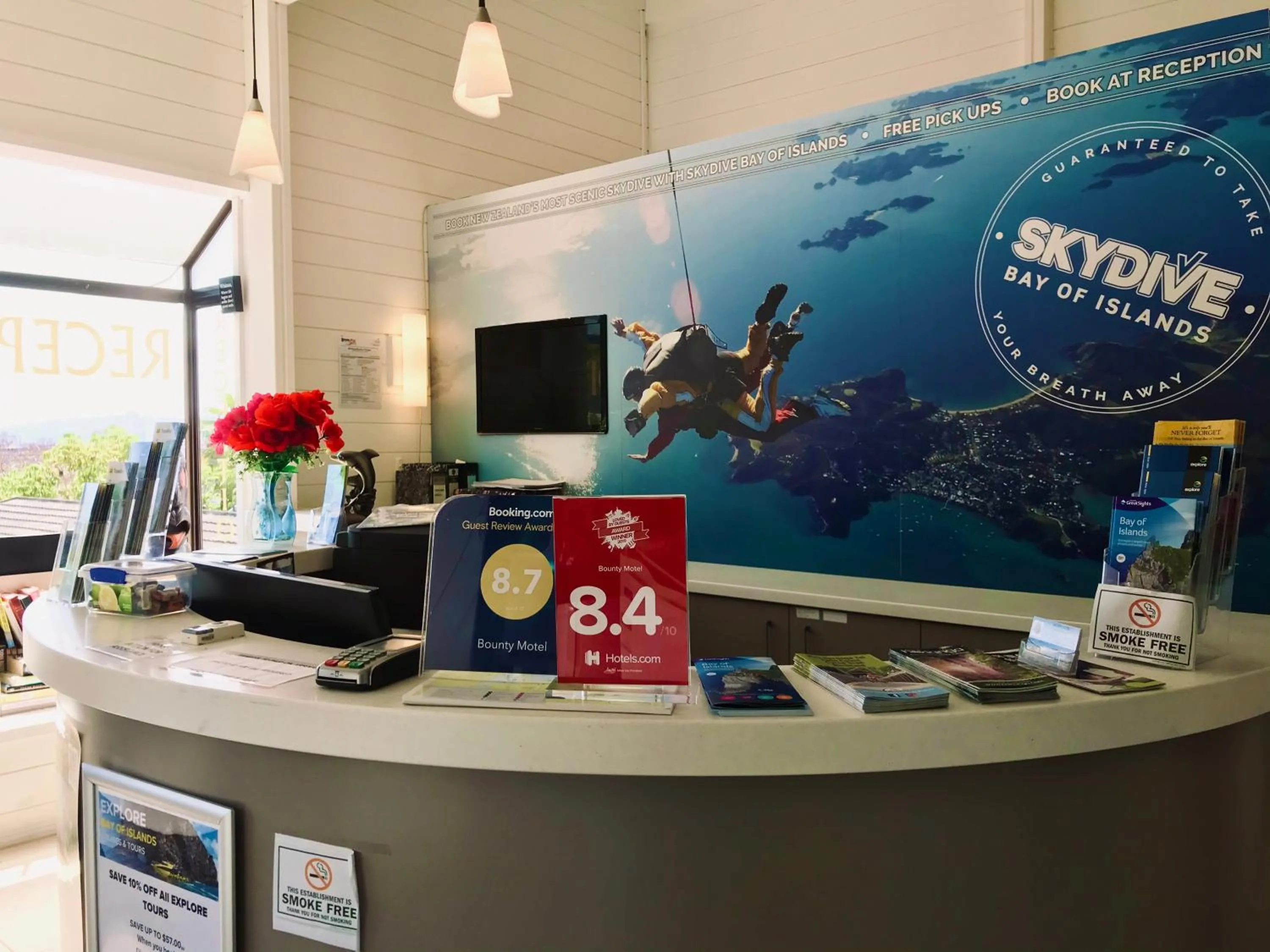 Lobby or reception in Bounty Motel