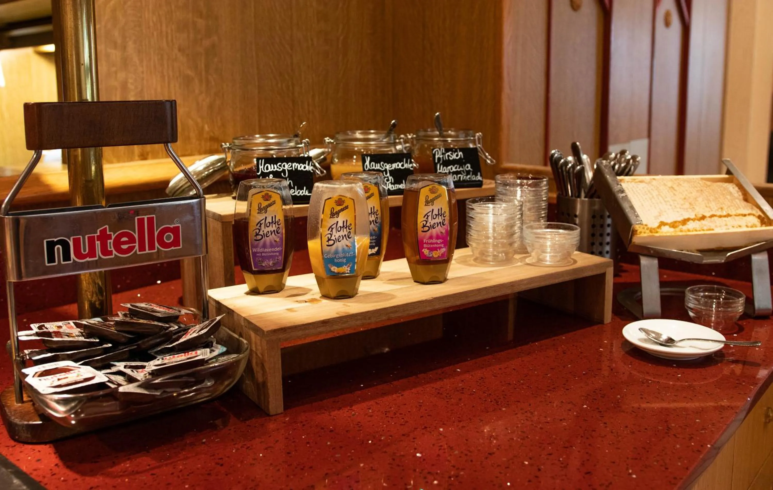 Buffet breakfast in Bundt's Hotel & Gartenrestaurant