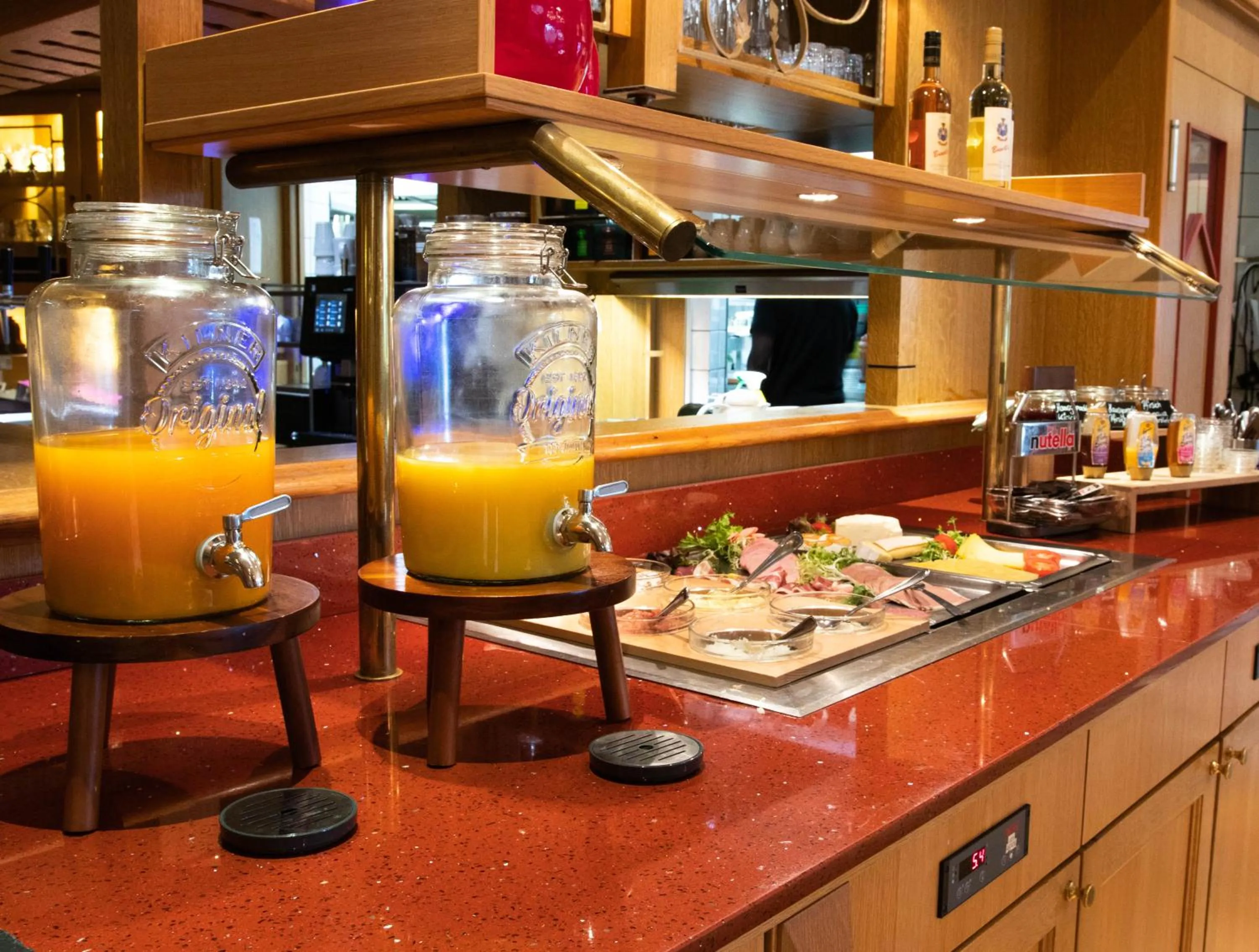 Buffet breakfast in Bundt's Hotel & Gartenrestaurant