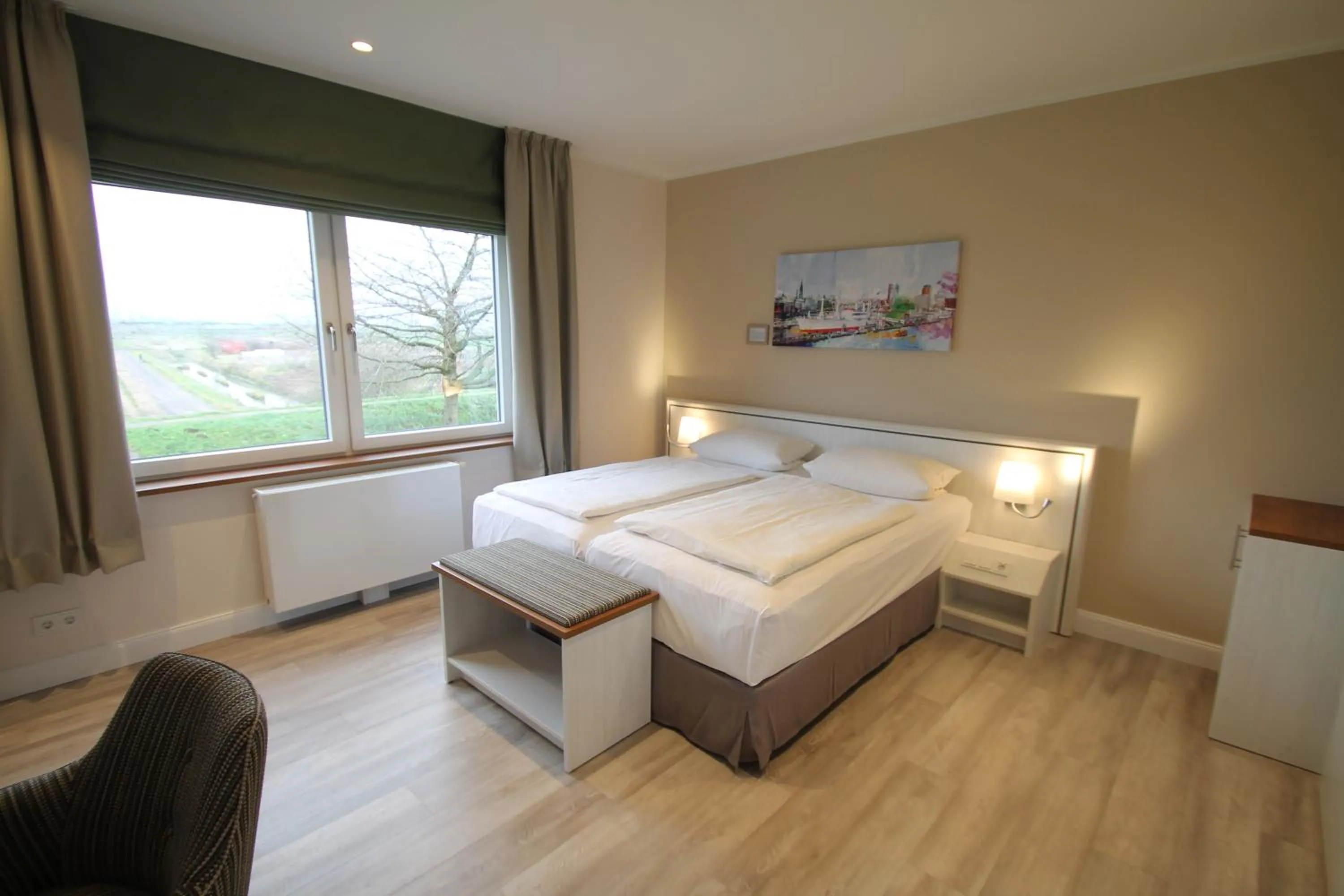 Bed in Bundt's Hotel & Gartenrestaurant