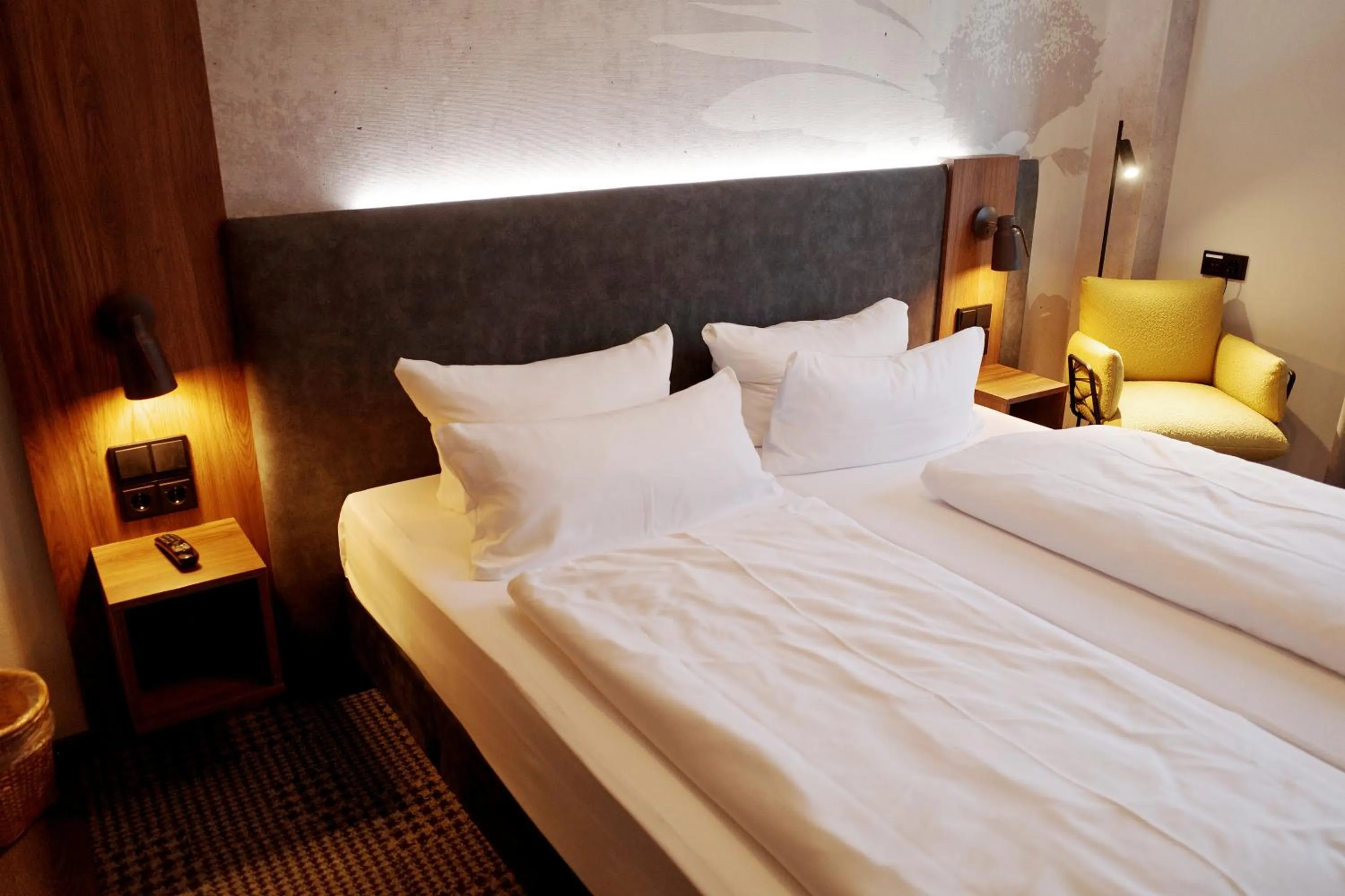 Bed in Bundt's Hotel & Gartenrestaurant