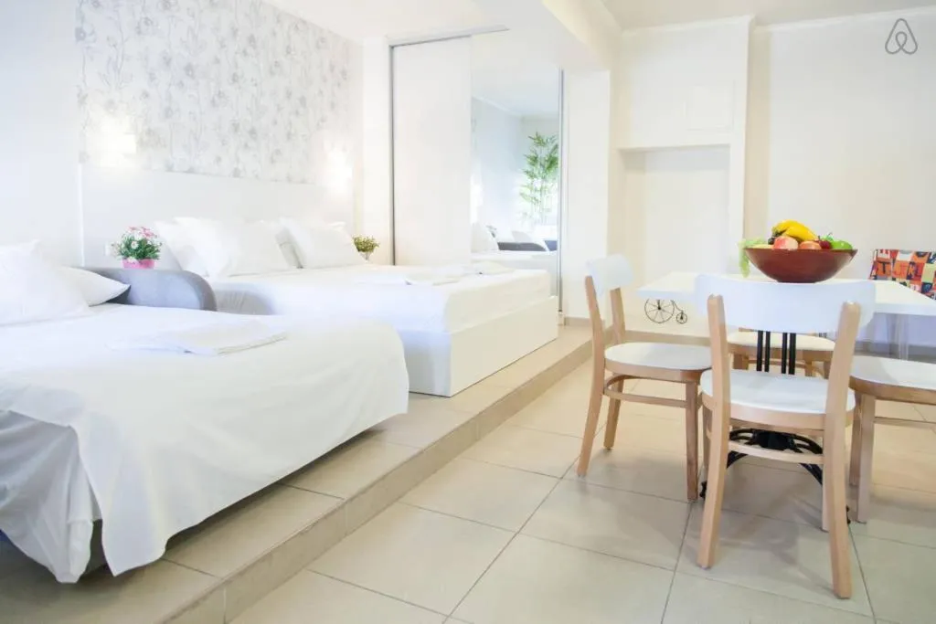 Photo of the whole room, Bed in 1926 Designed ApartHotel