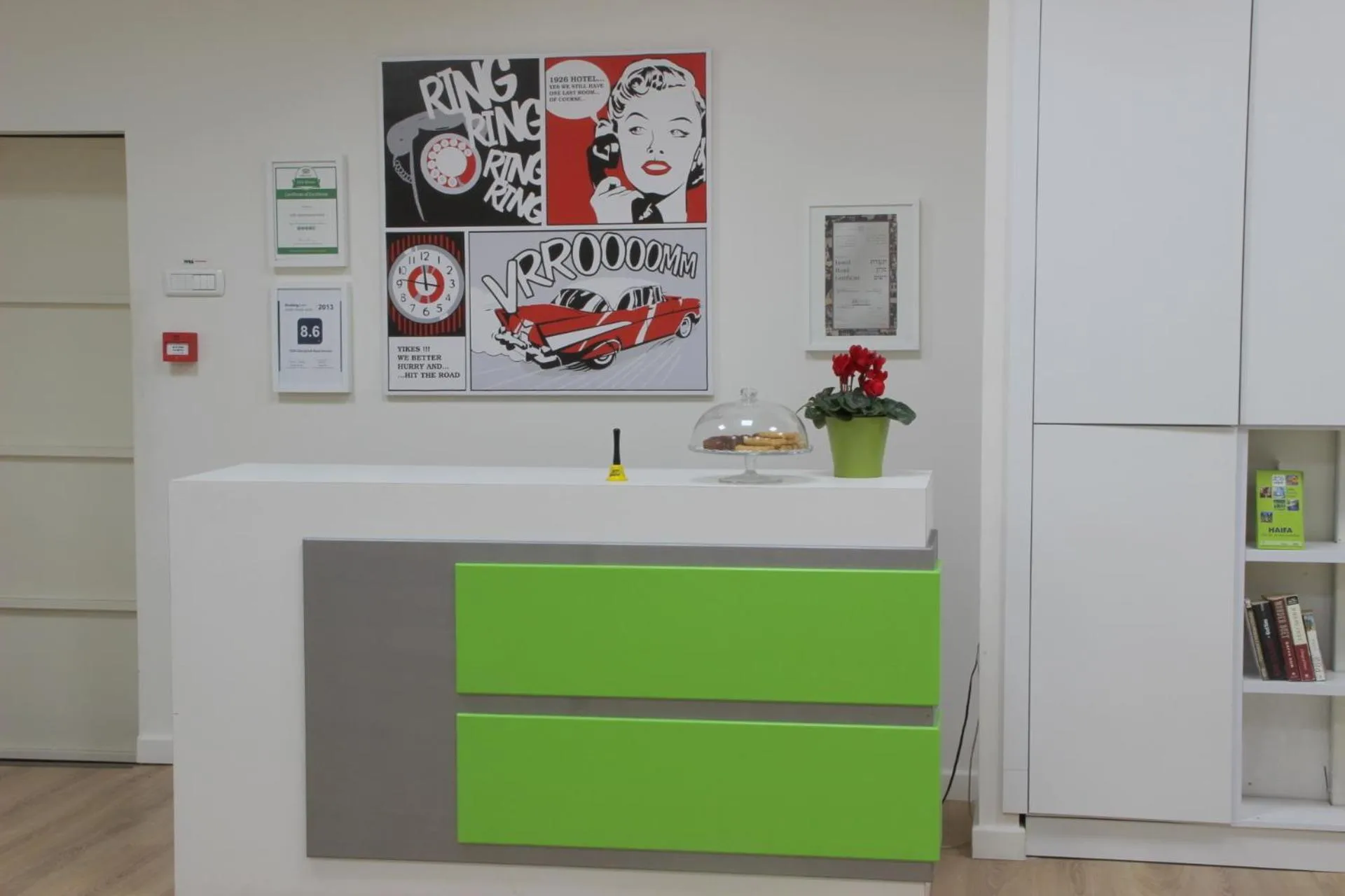 Lobby or reception in 1926 Designed ApartHotel