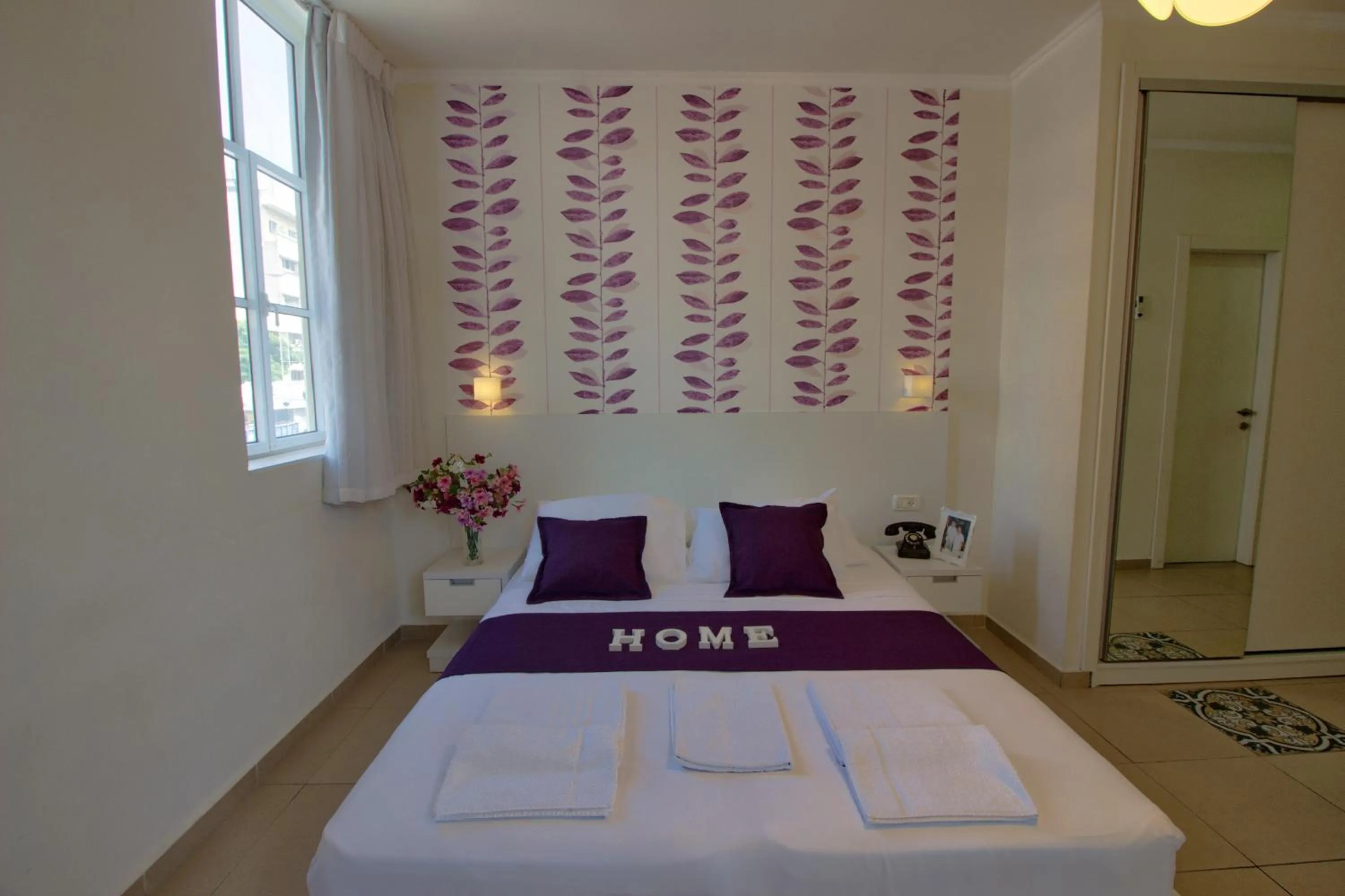 Bedroom, Bed in 1926 Designed ApartHotel