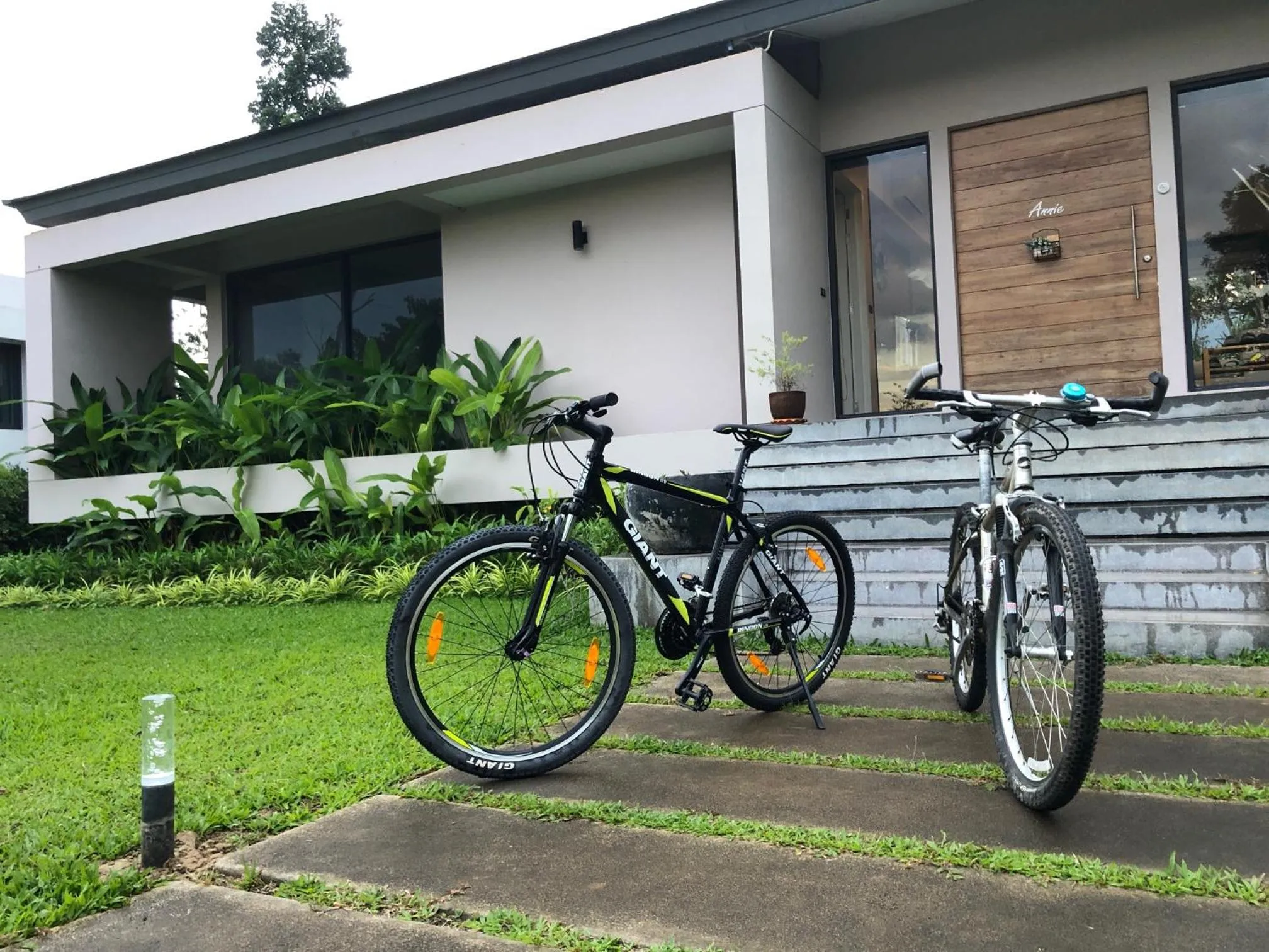 Cycling in Annie Villa at Khao Yai