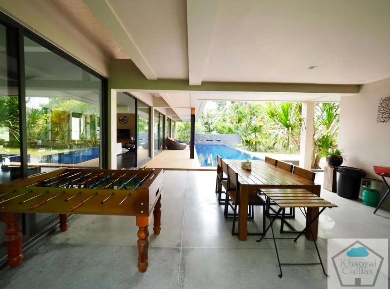 Patio in Annie Villa at Khao Yai