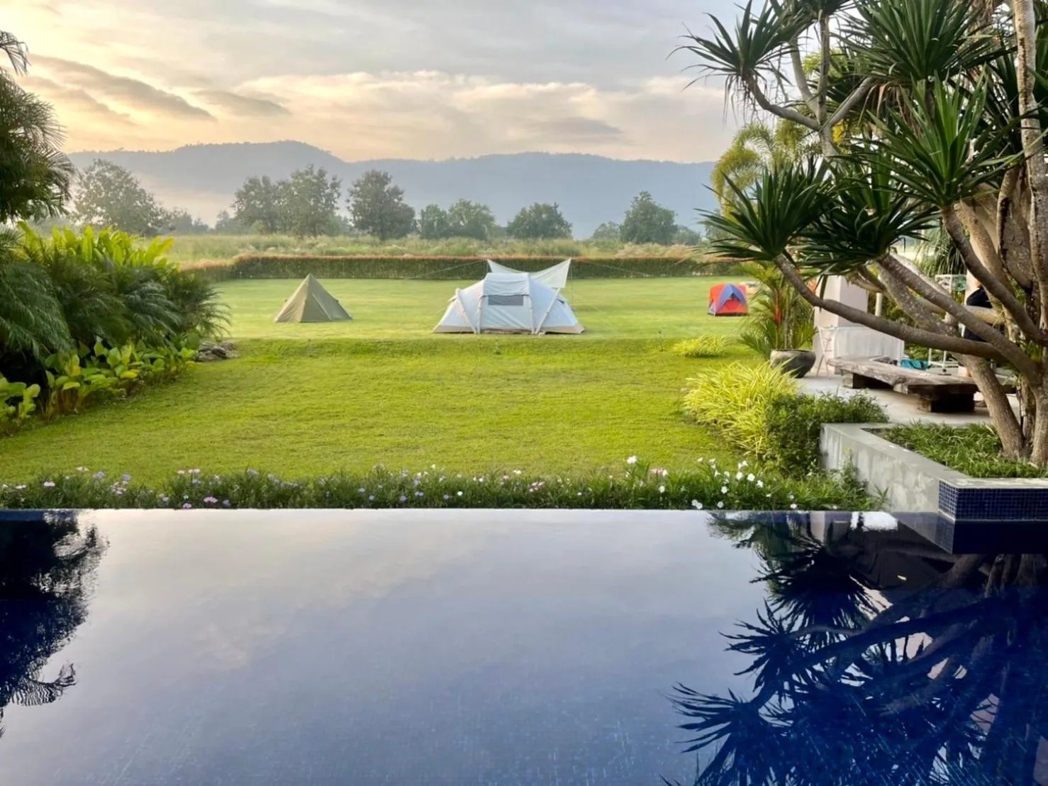 Mountain view in Annie Villa at Khao Yai