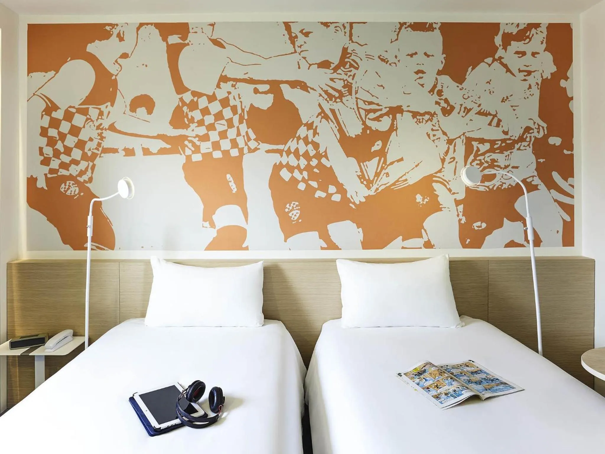Bedroom, Bed in ibis Styles Toulouse Nord Sesquieres