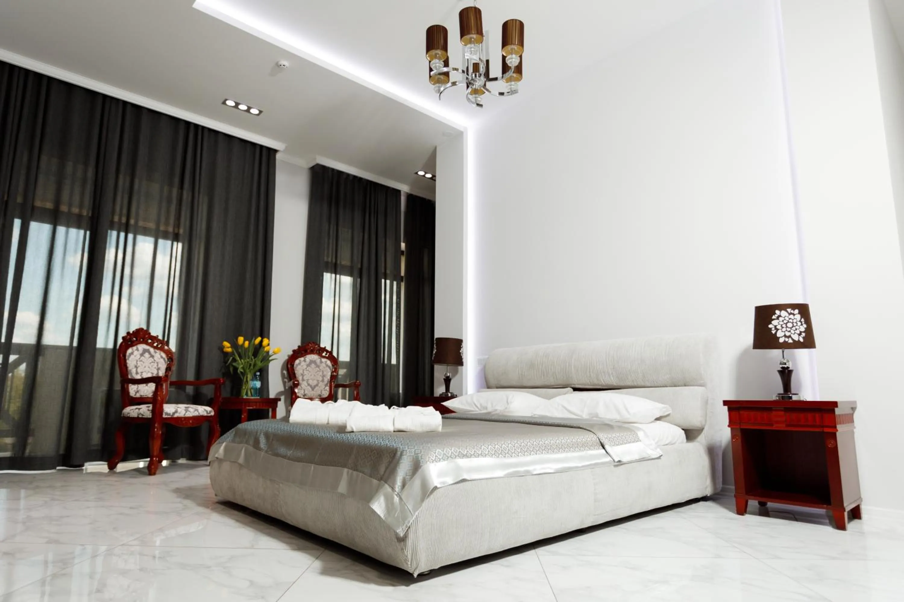 Deluxe Double Room with Balcony in Giowine Hotel & Restaurant