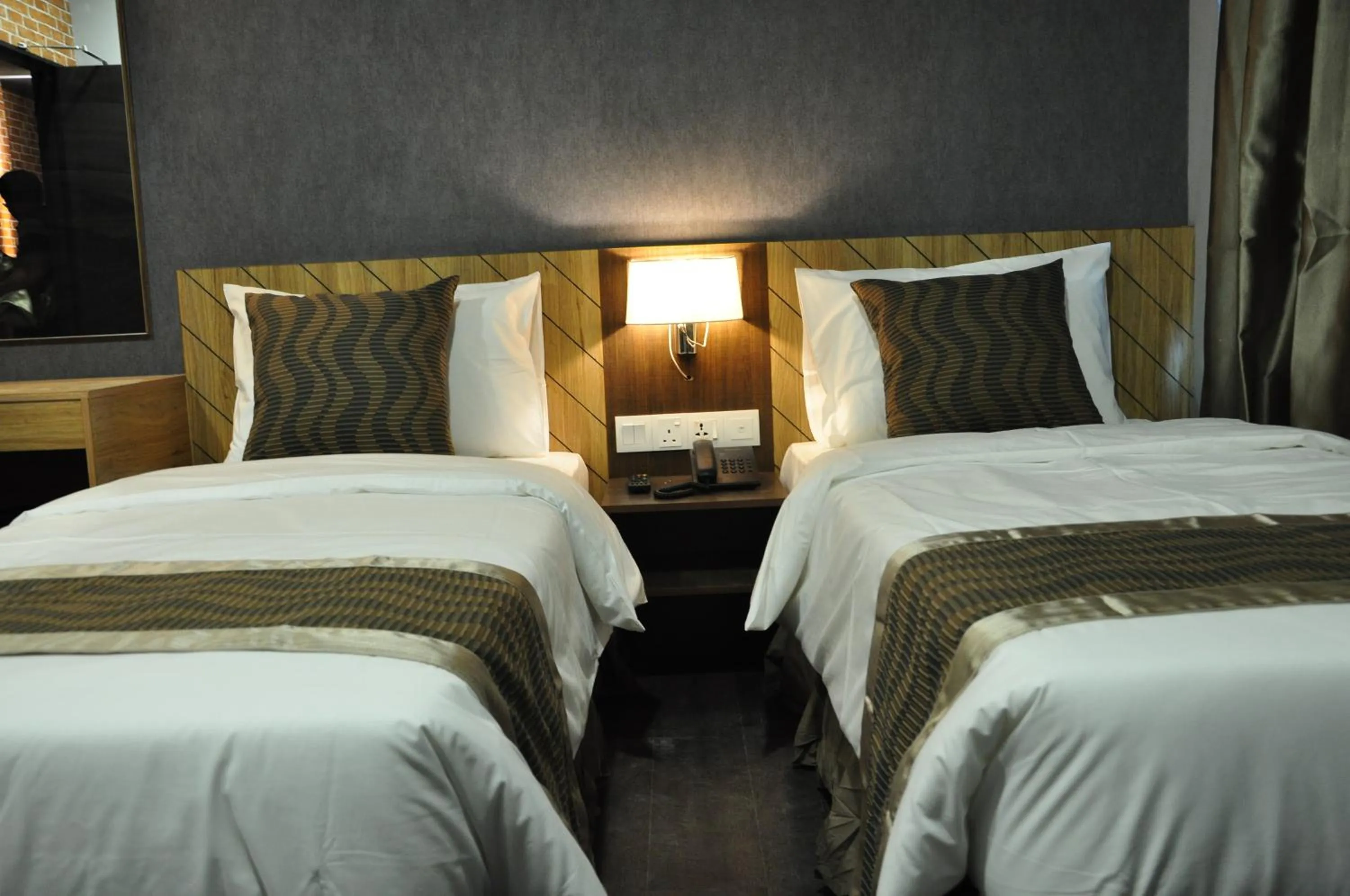 Bed in Valya Hotel, Kuala Terengganu