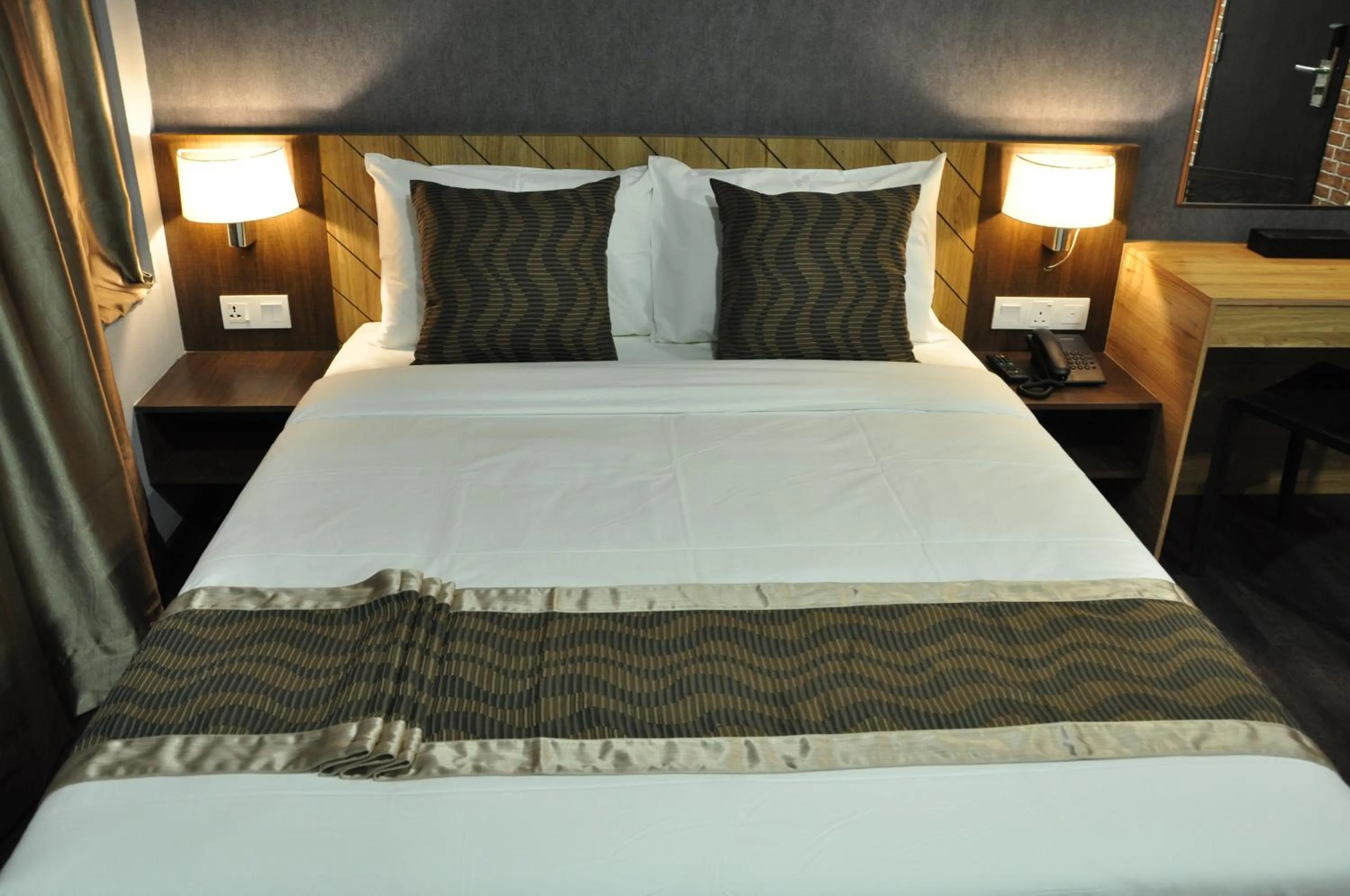 Bed in Valya Hotel, Kuala Terengganu