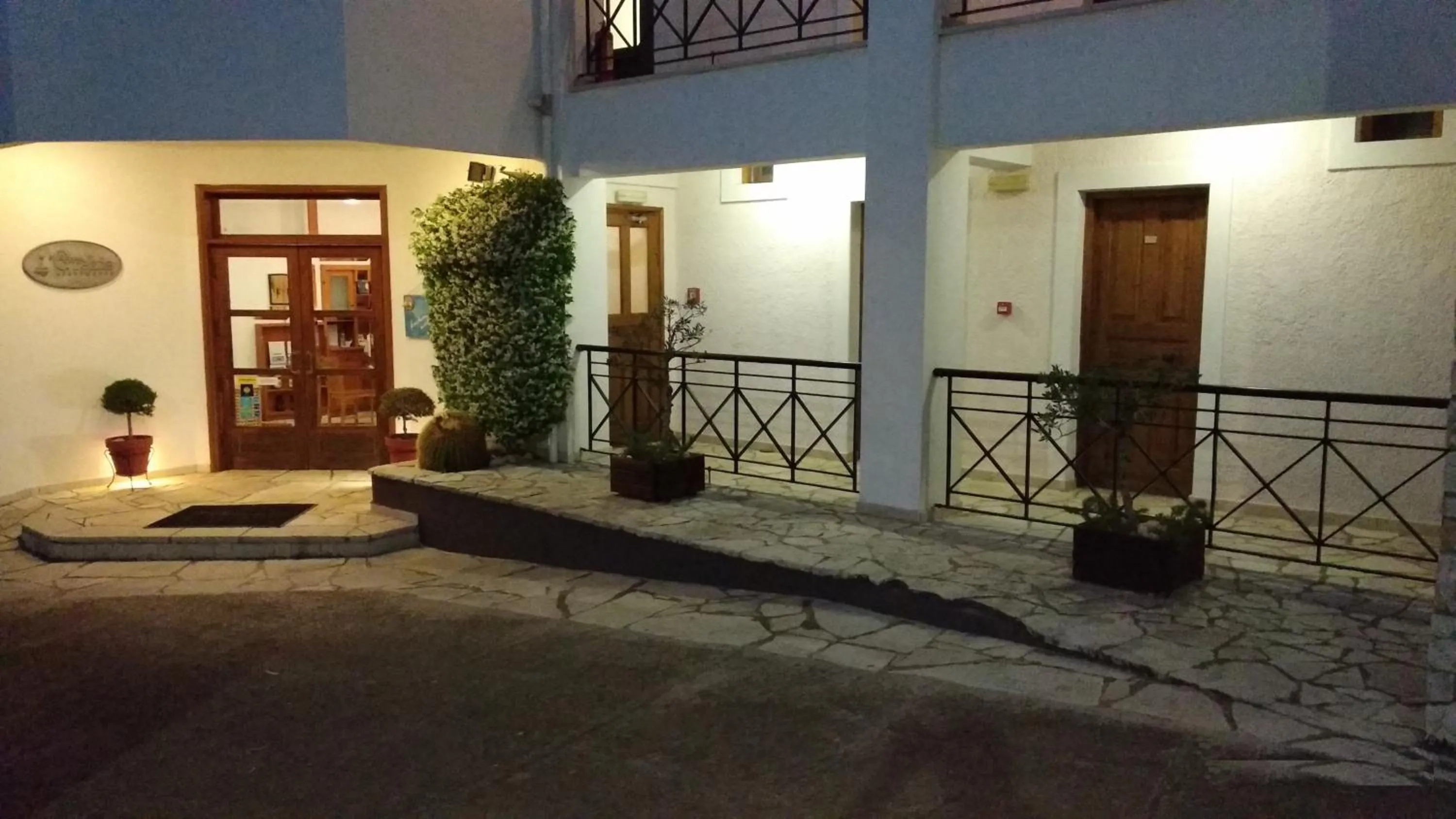 Facade/entrance in Grekis Beach Hotel and Apartments