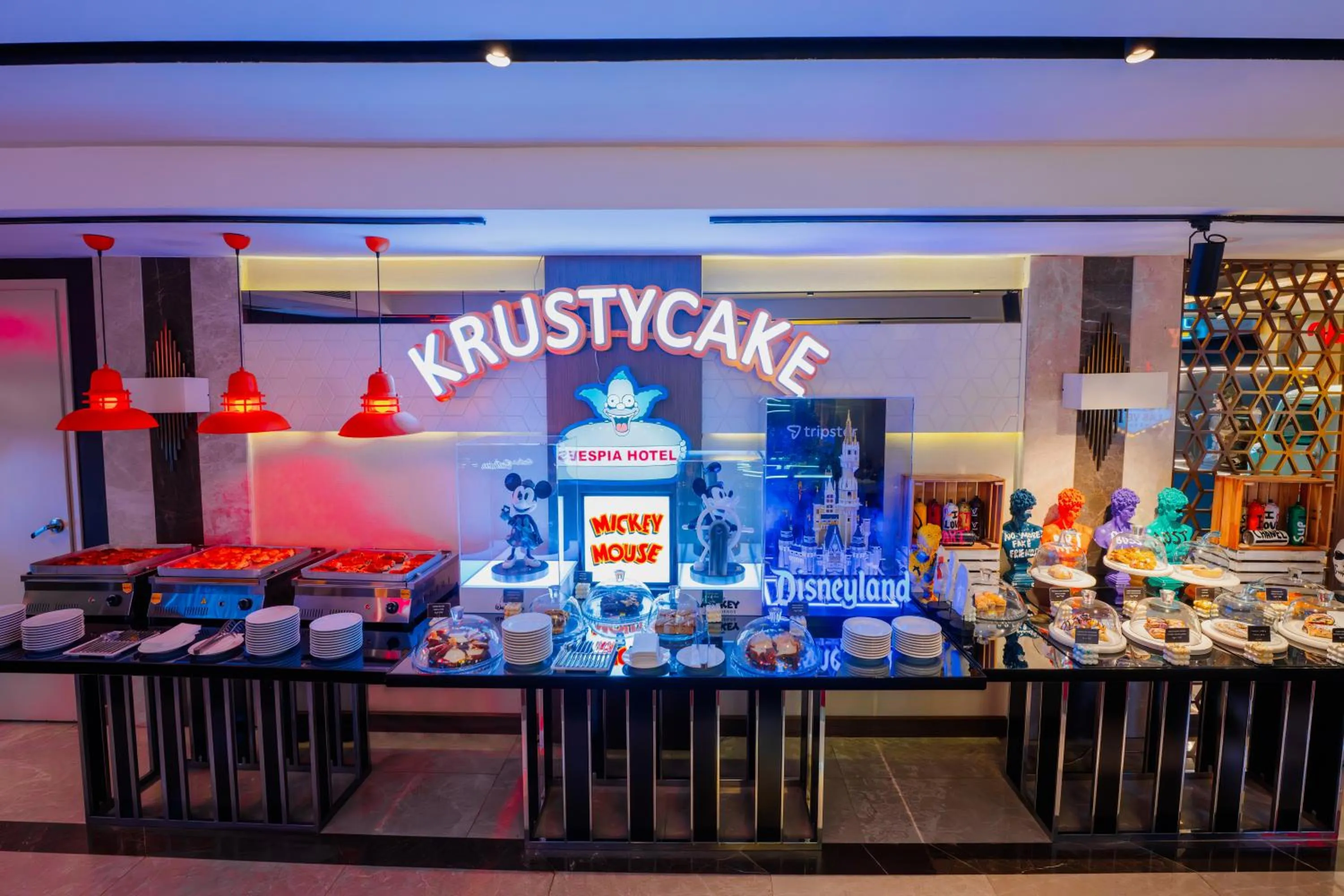 Lobby or reception in Vespia Hotel