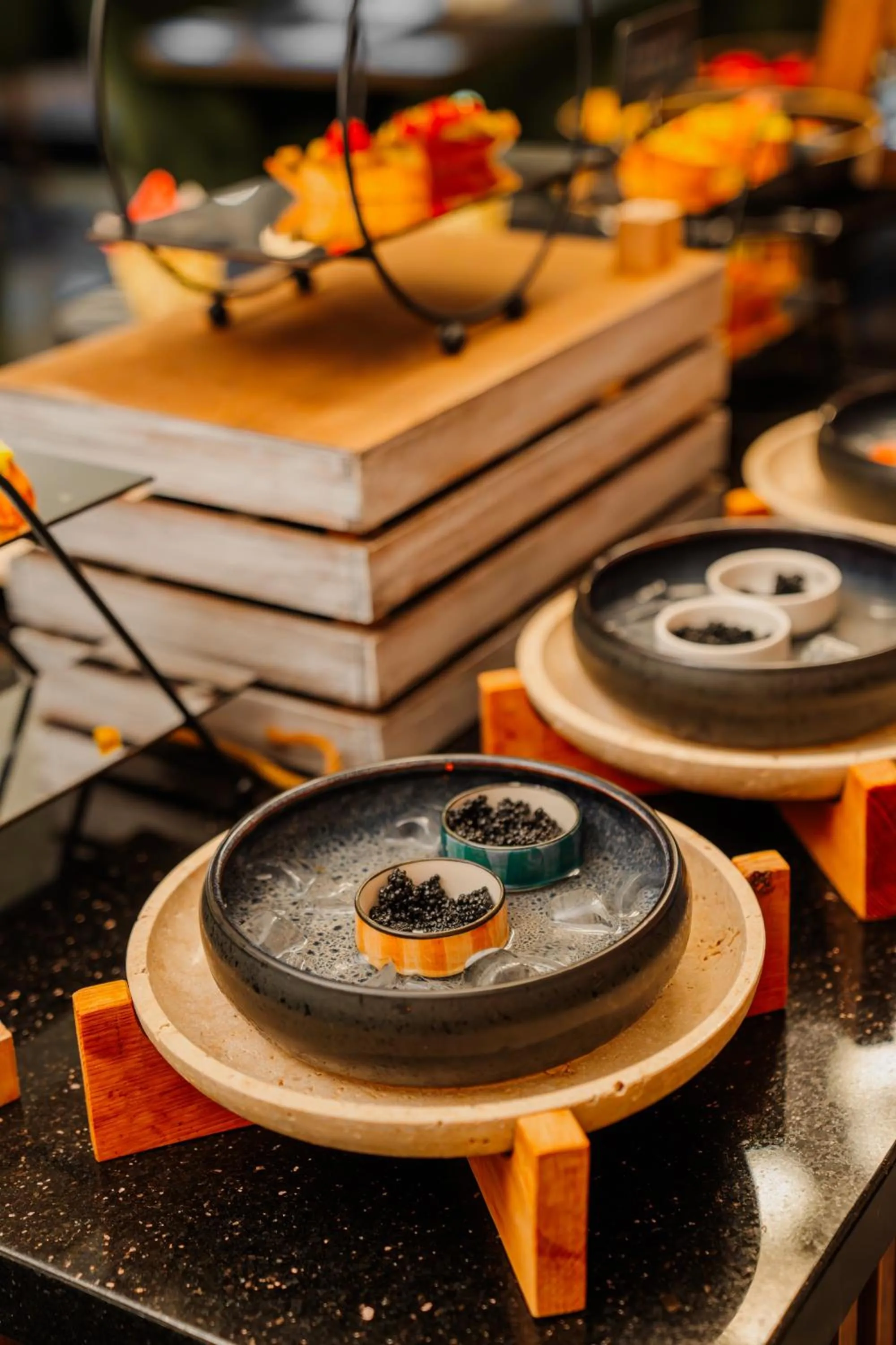 Buffet breakfast in Vespia Hotel