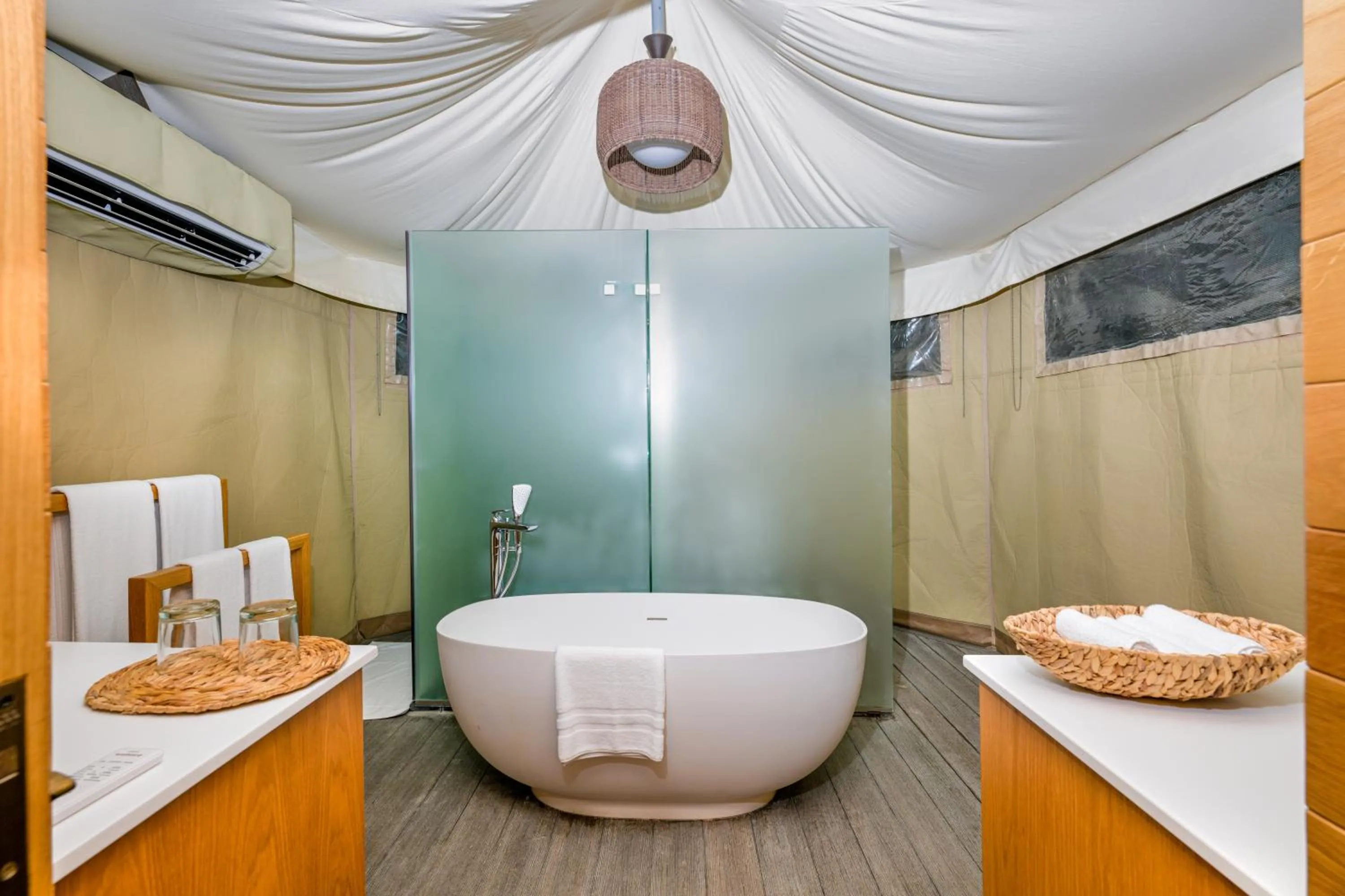 Bathroom in Kingfisher Retreat by Sharjah Collection