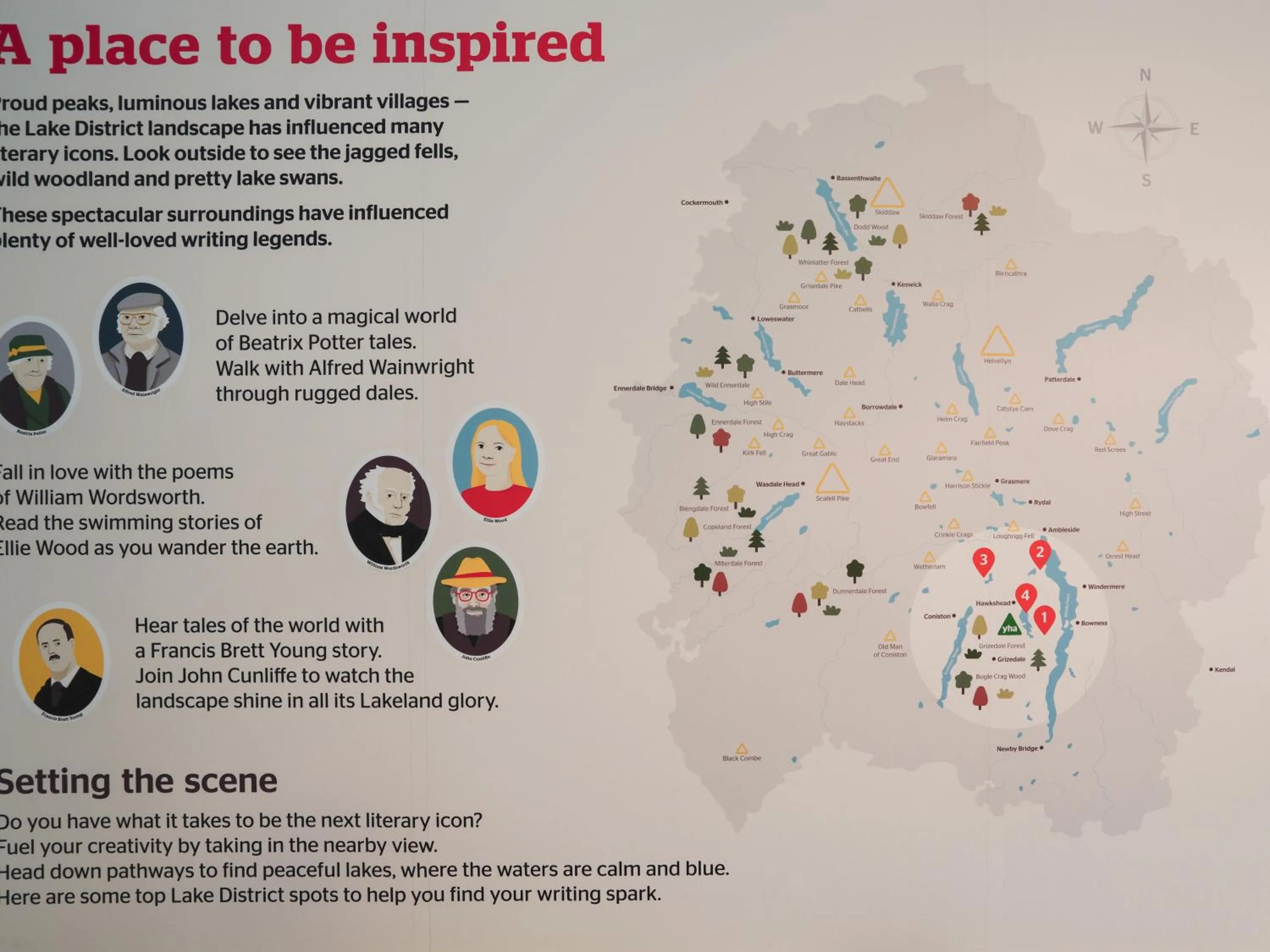 Decorative detail in YHA Hawkshead