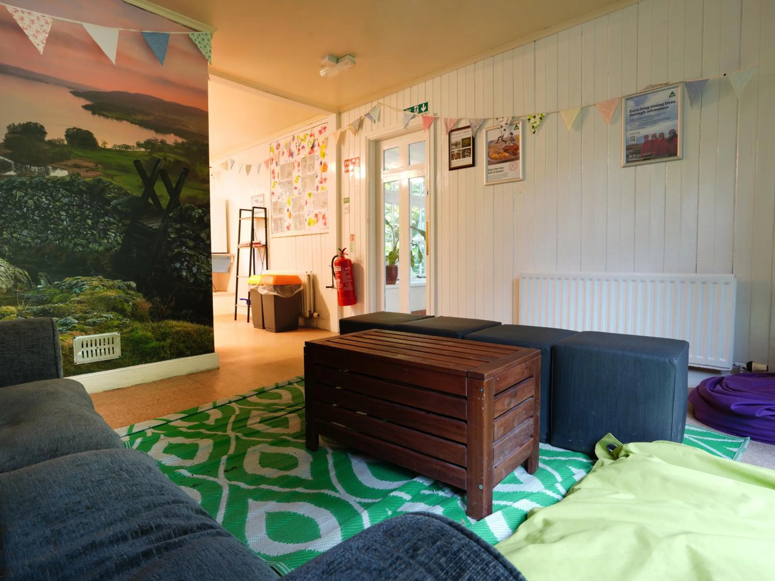 Seating area in YHA Hawkshead