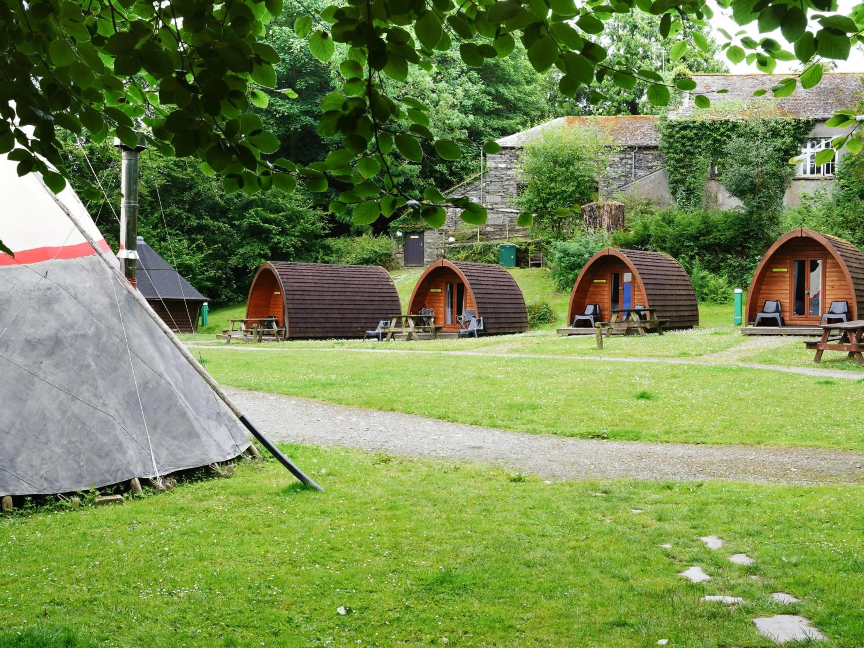 Garden in YHA Hawkshead