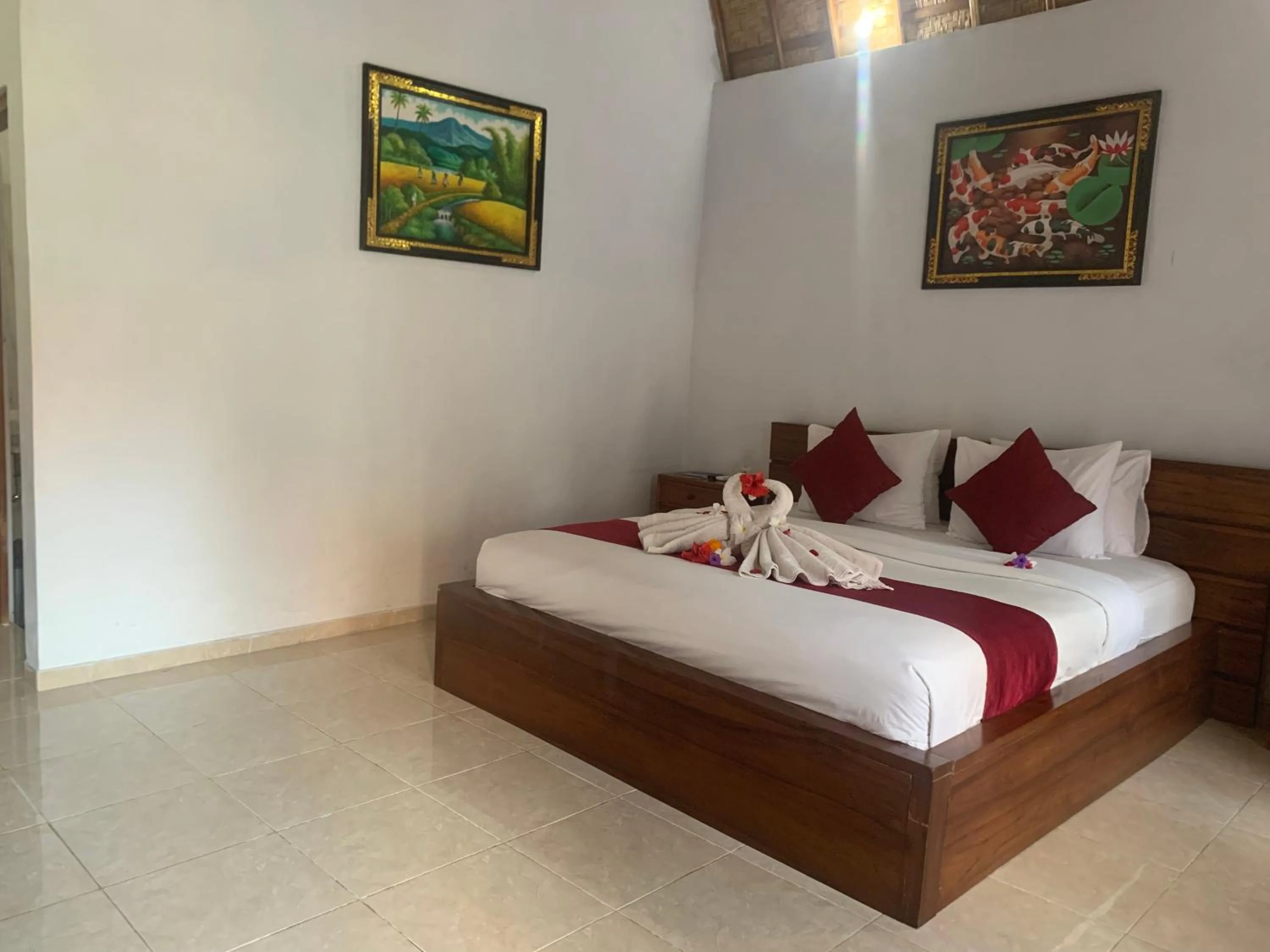 Bed in Jona Bungalow