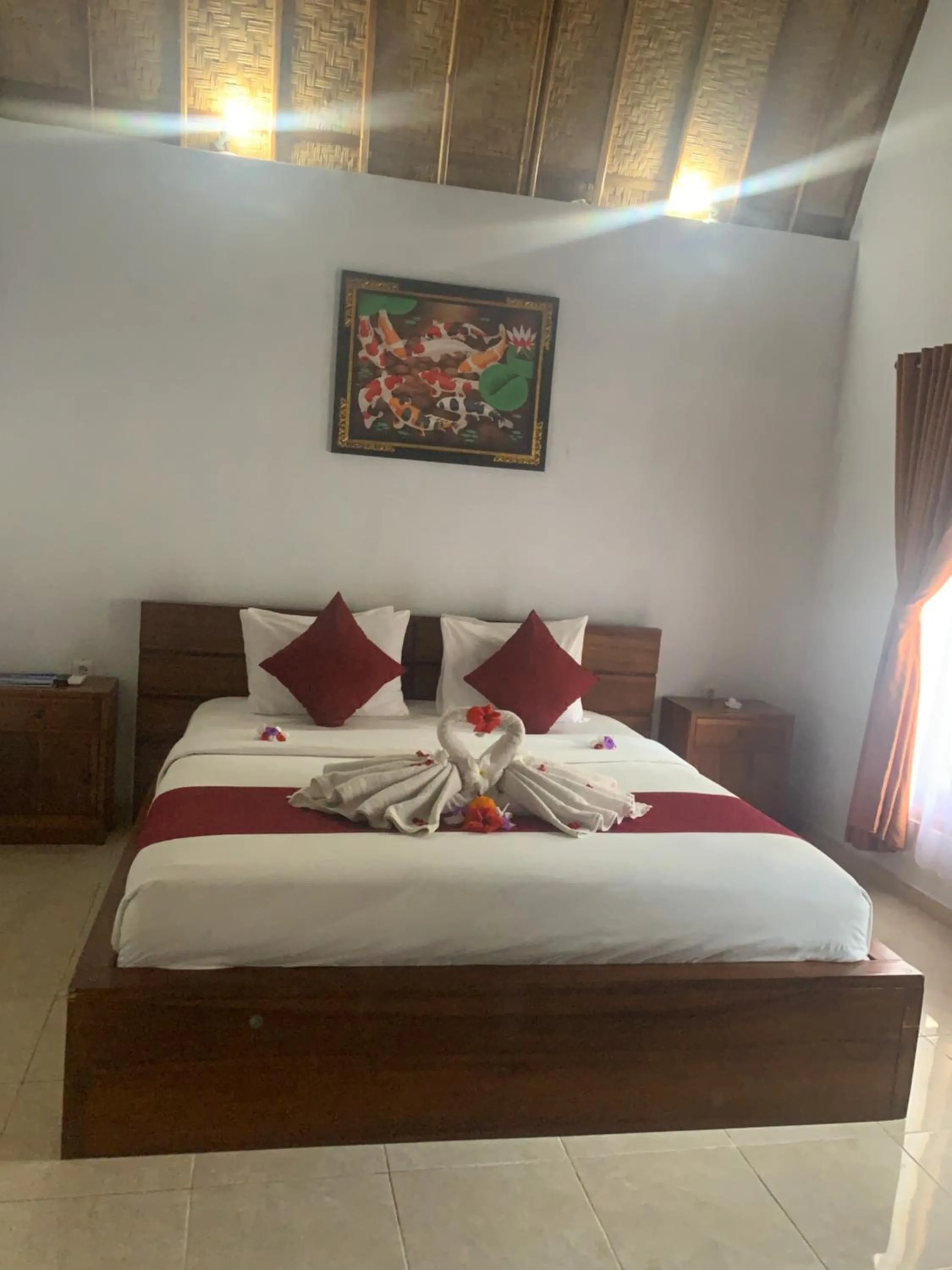 Bed in Jona Bungalow