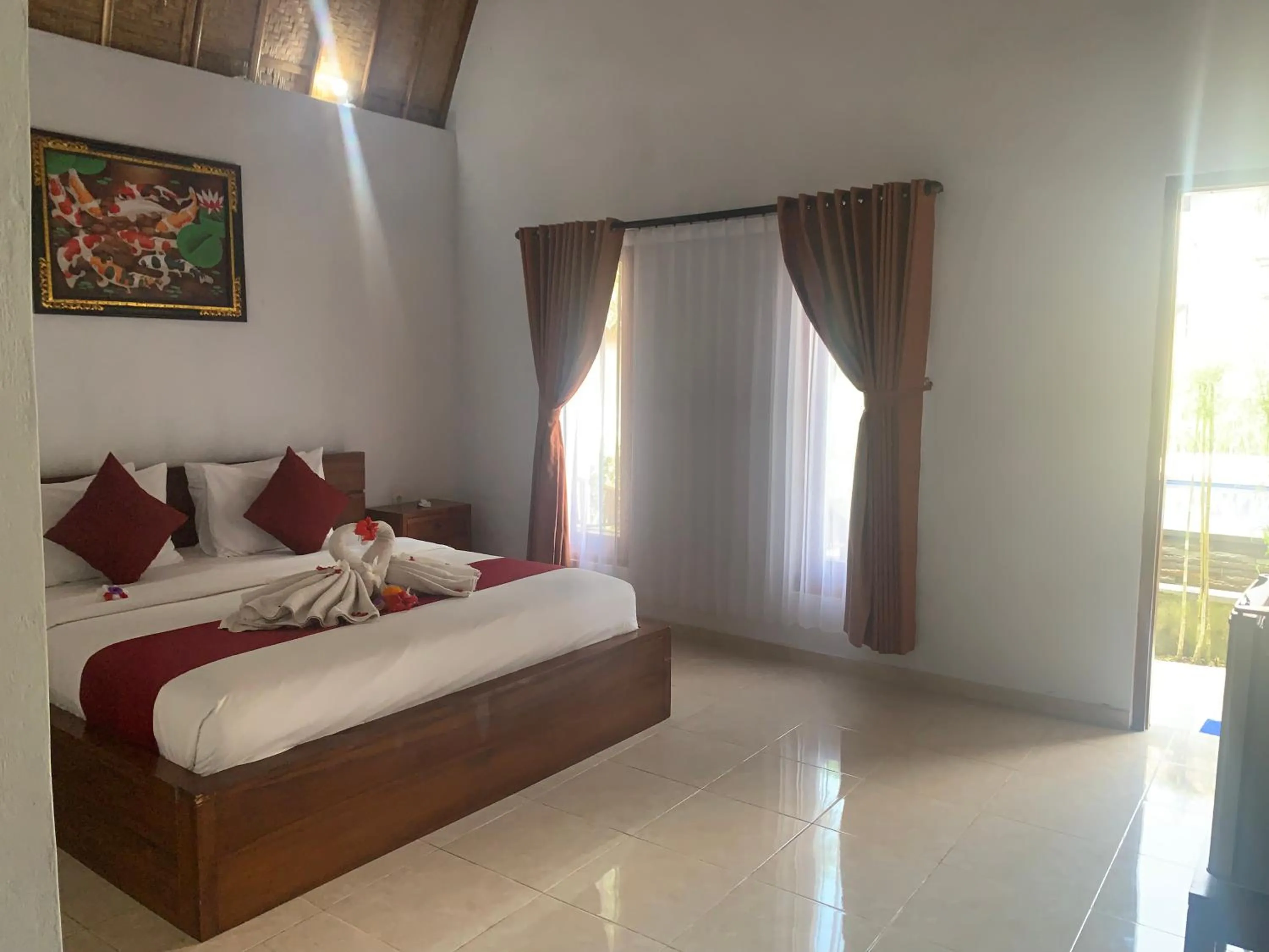 Bed in Jona Bungalow