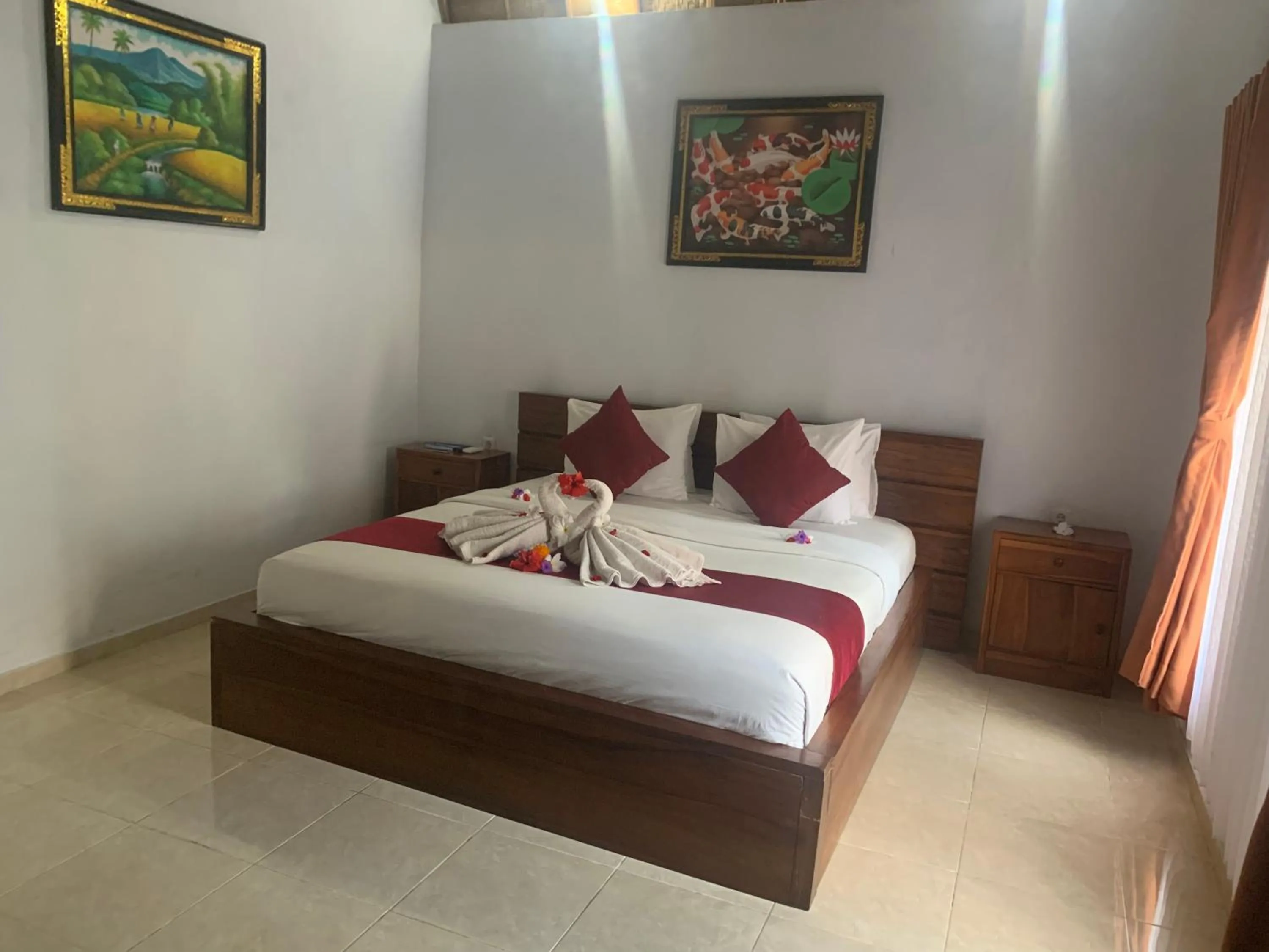 Bed in Jona Bungalow