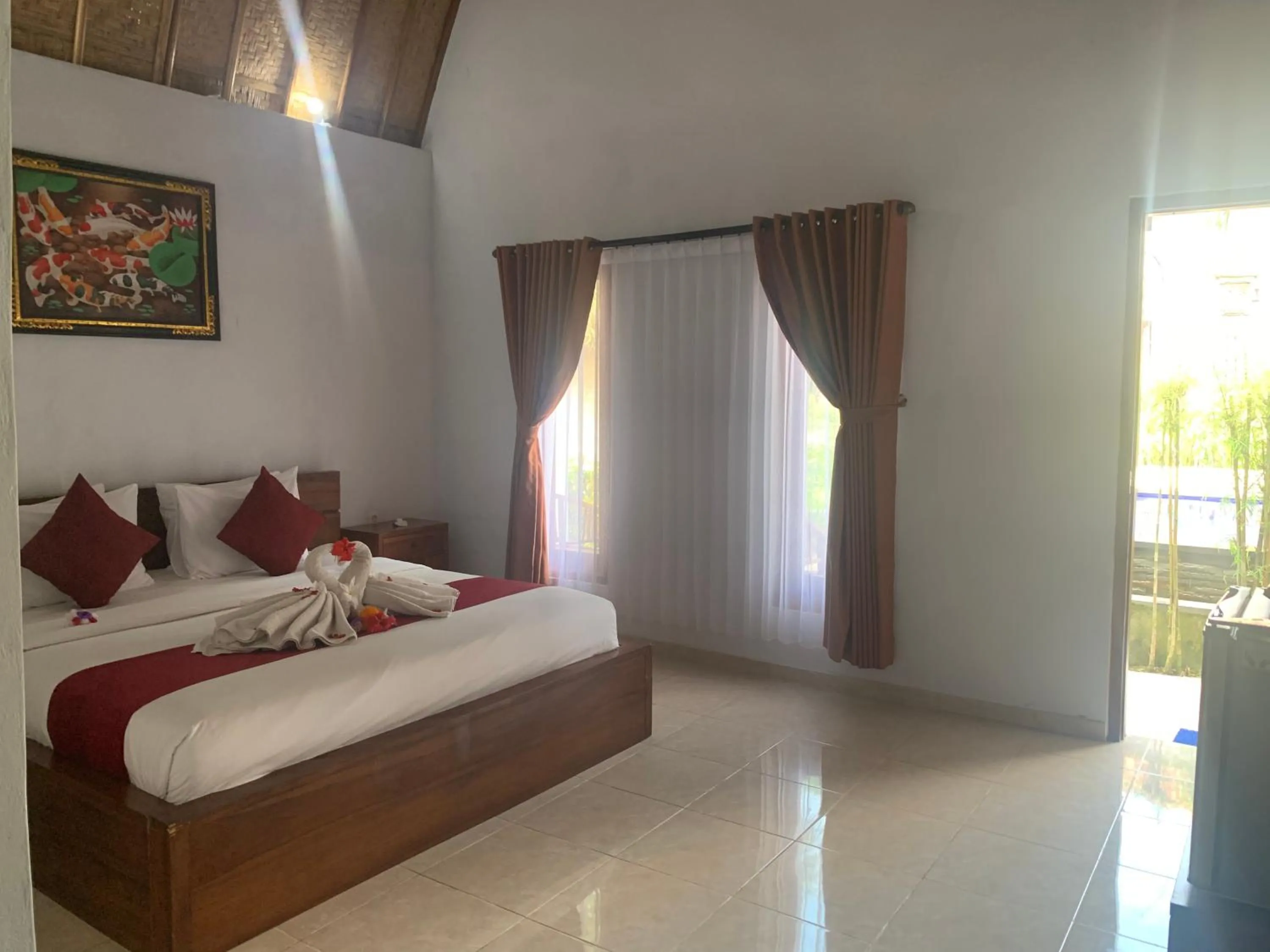 Bed in Jona Bungalow