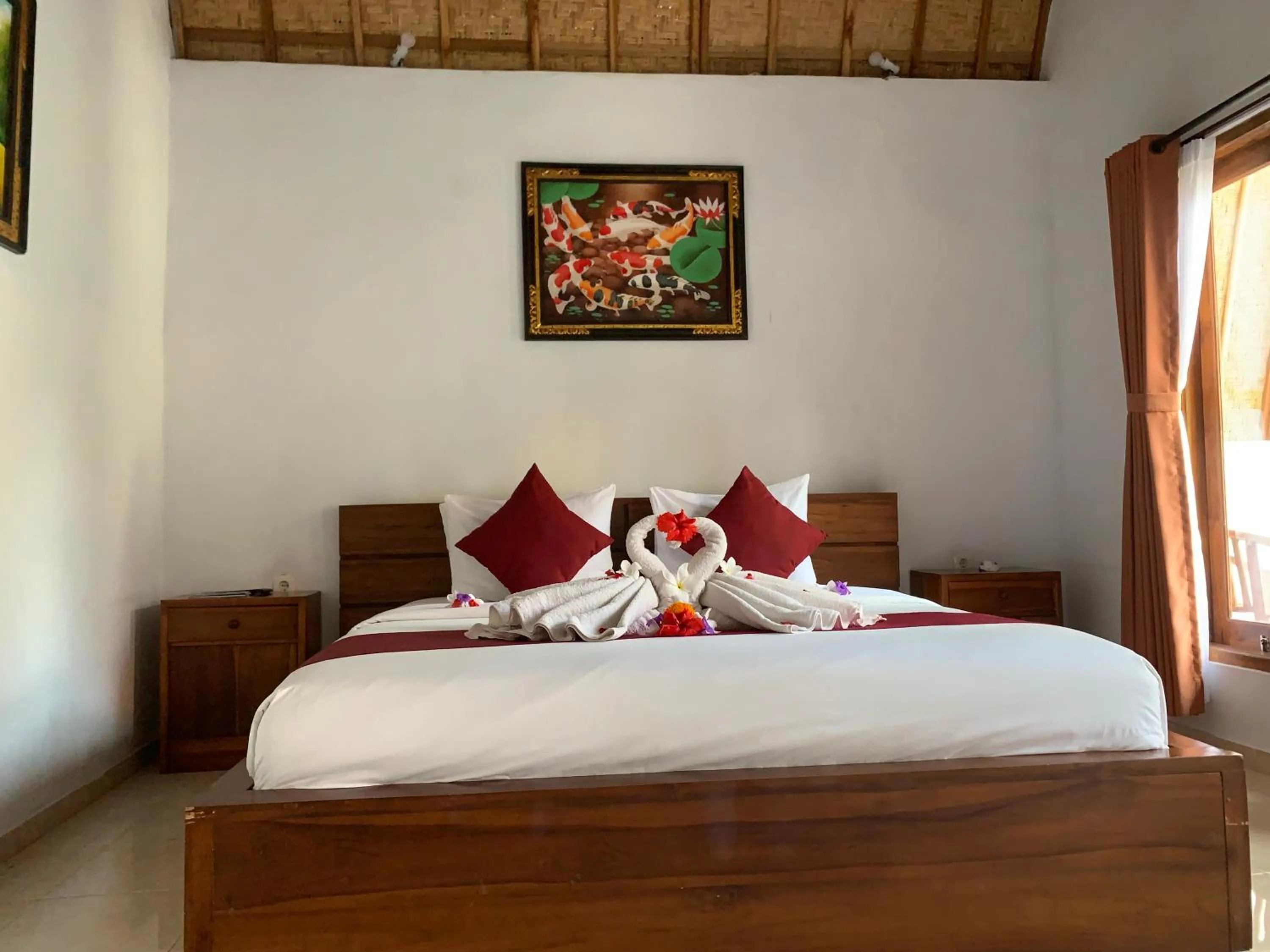 Bed in Jona Bungalow