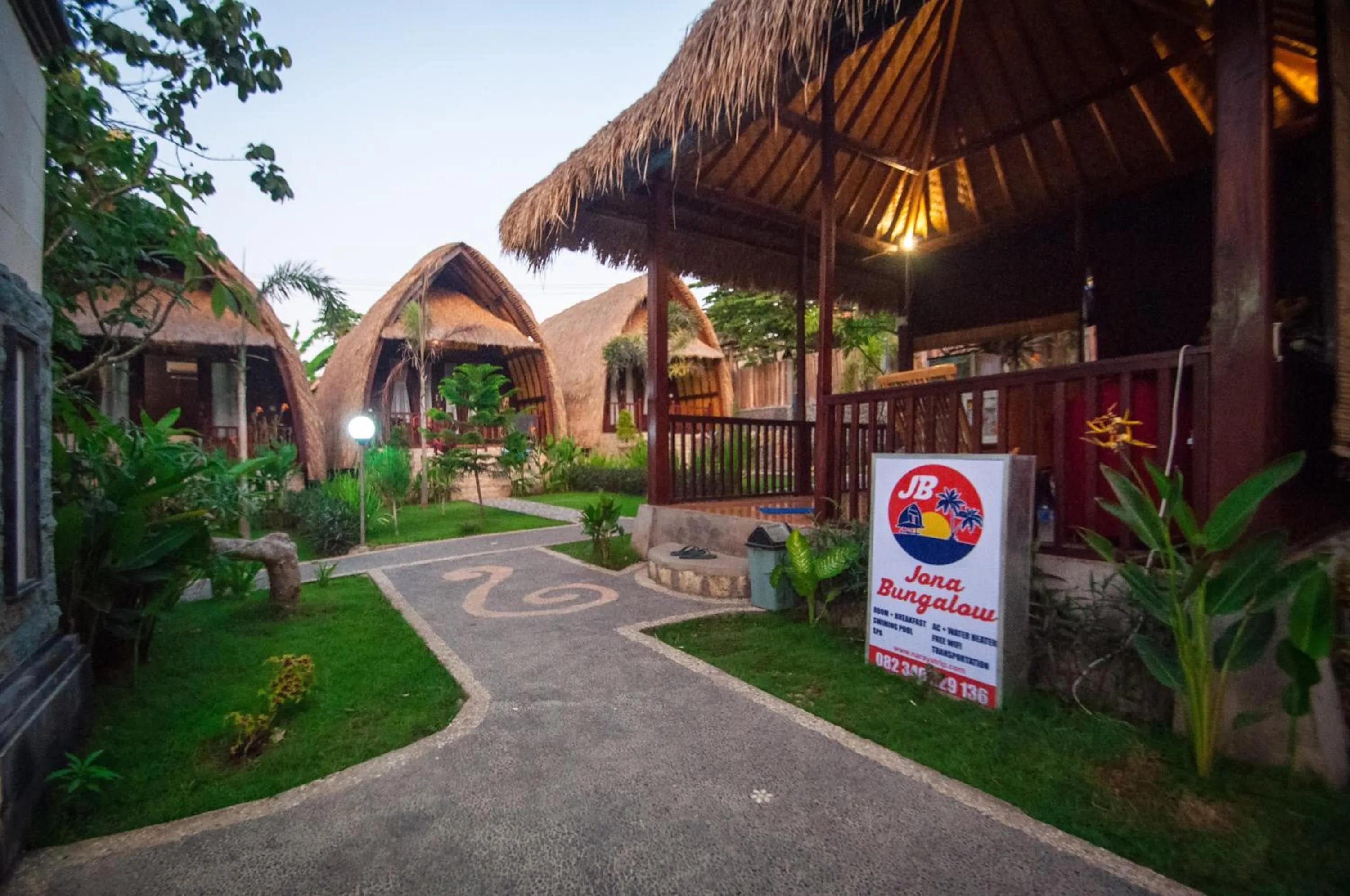 Garden in Jona Bungalow