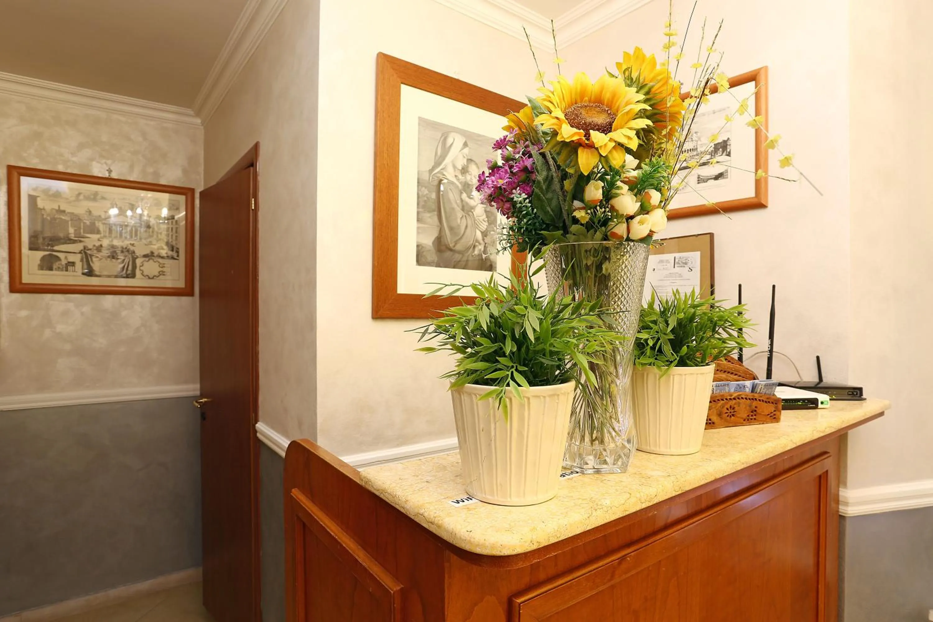 Lobby or reception in Adorasuite B&B