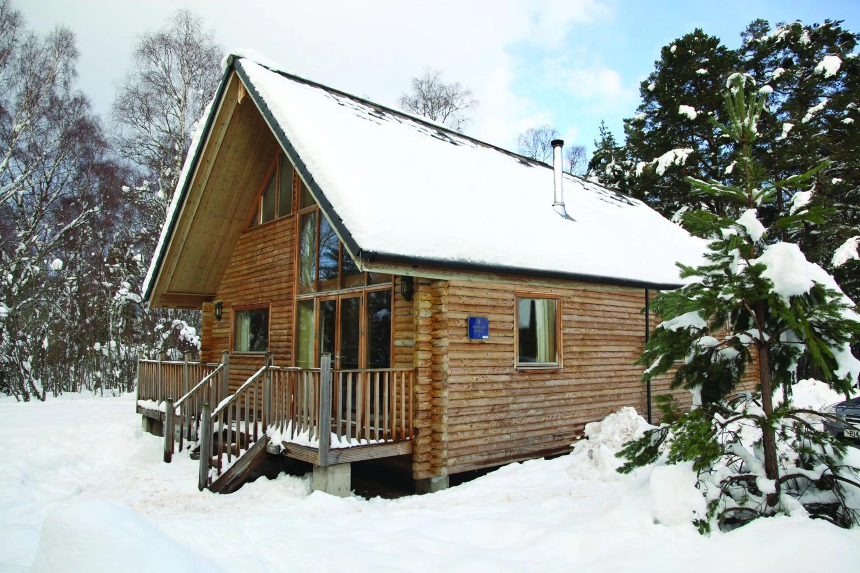 Property building in Macdonald Woodland Lodges at Macdonald Aviemore Resort