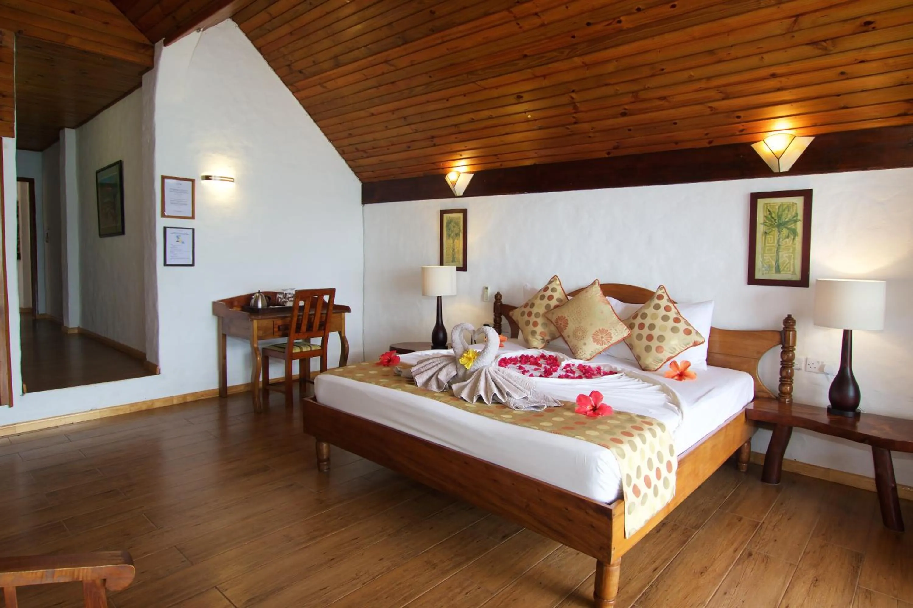 Bed in Colibri Hotel
