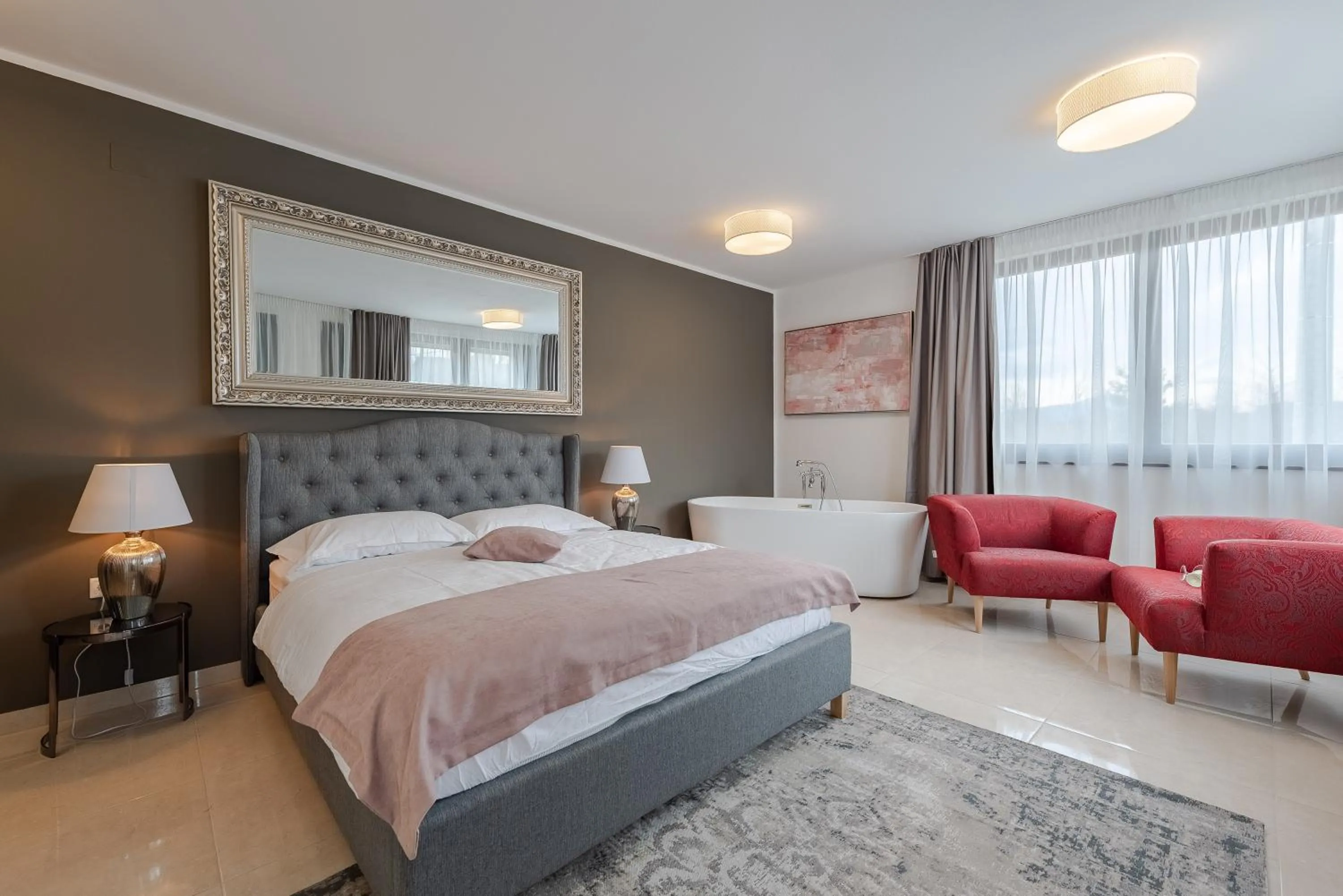 Bed in Plitvice Falls Cottage