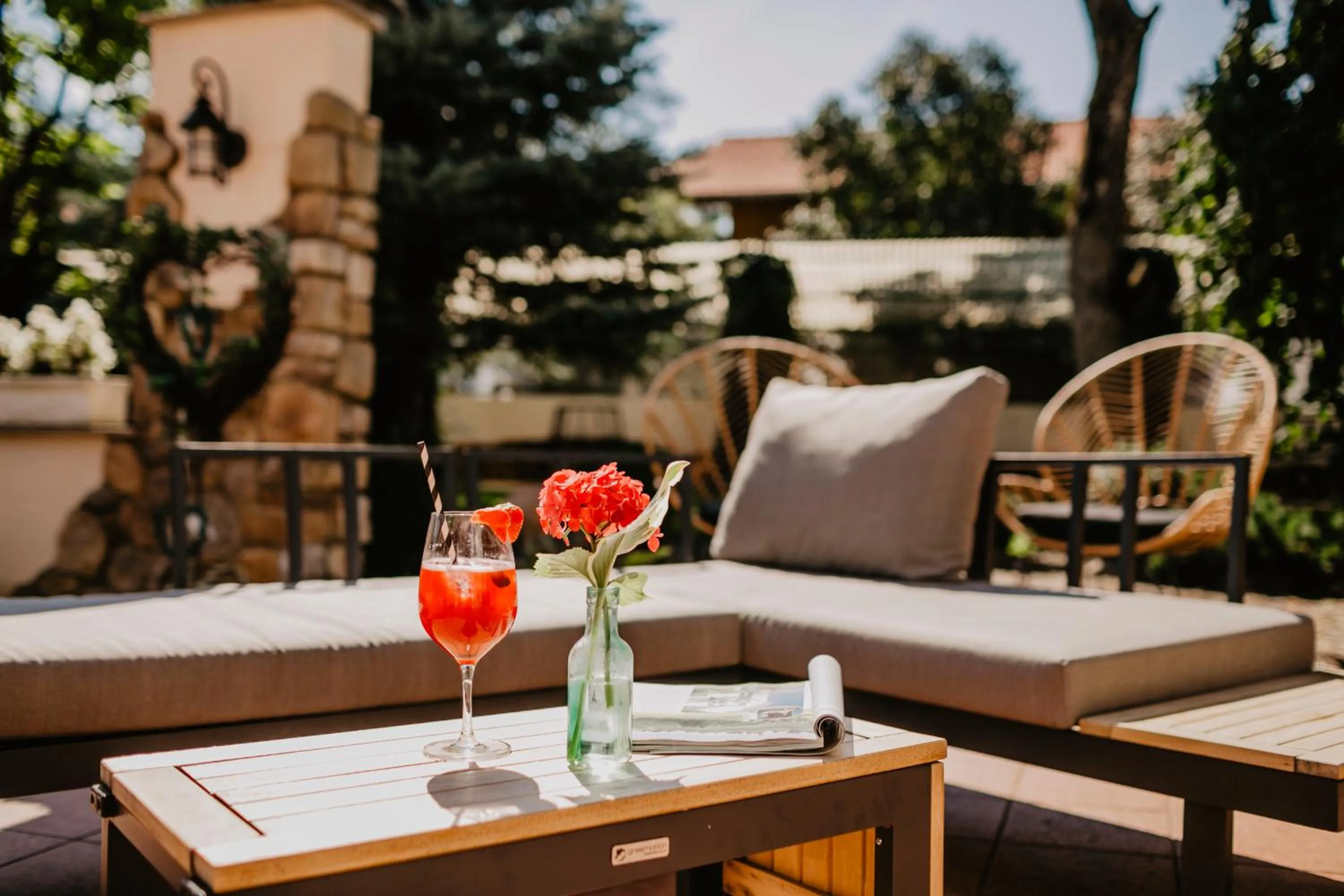 Garden view in Weßner Hof Landhotel & Restaurant