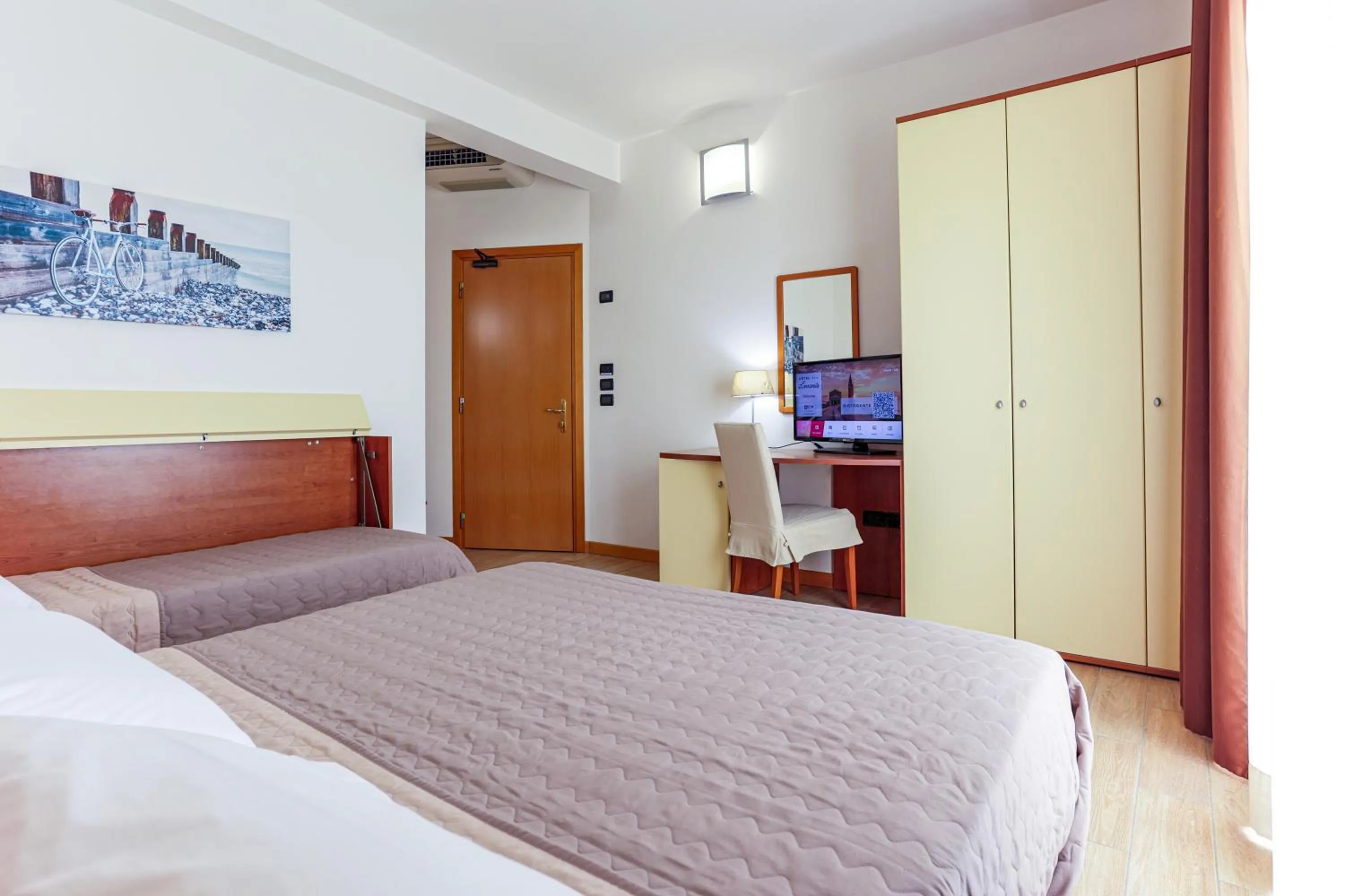 Bed in Hotel Levante