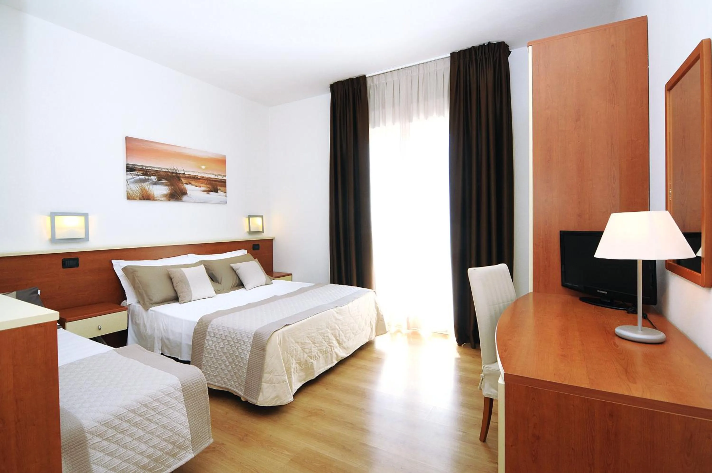 Bed in Hotel Levante