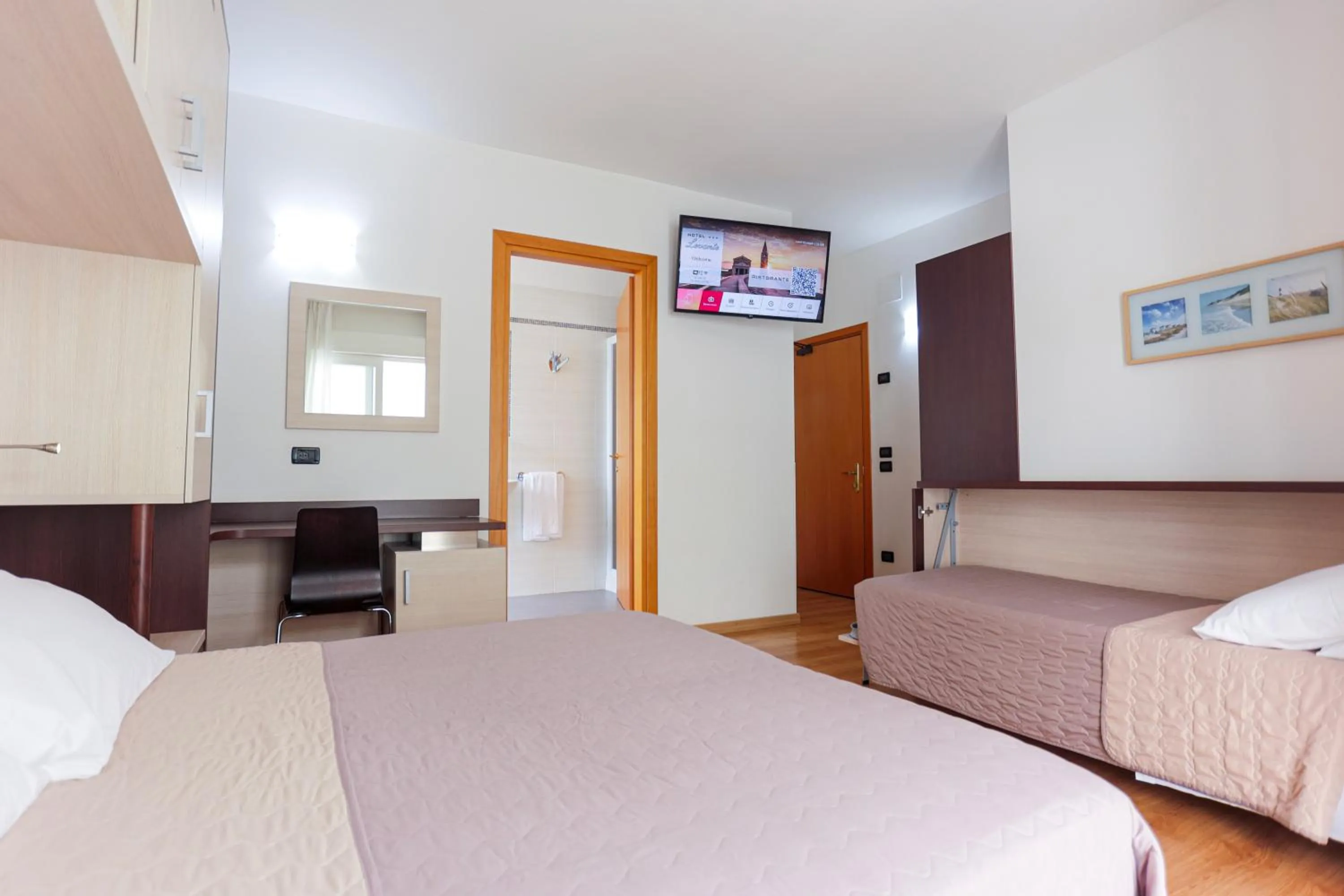 Bed in Hotel Levante