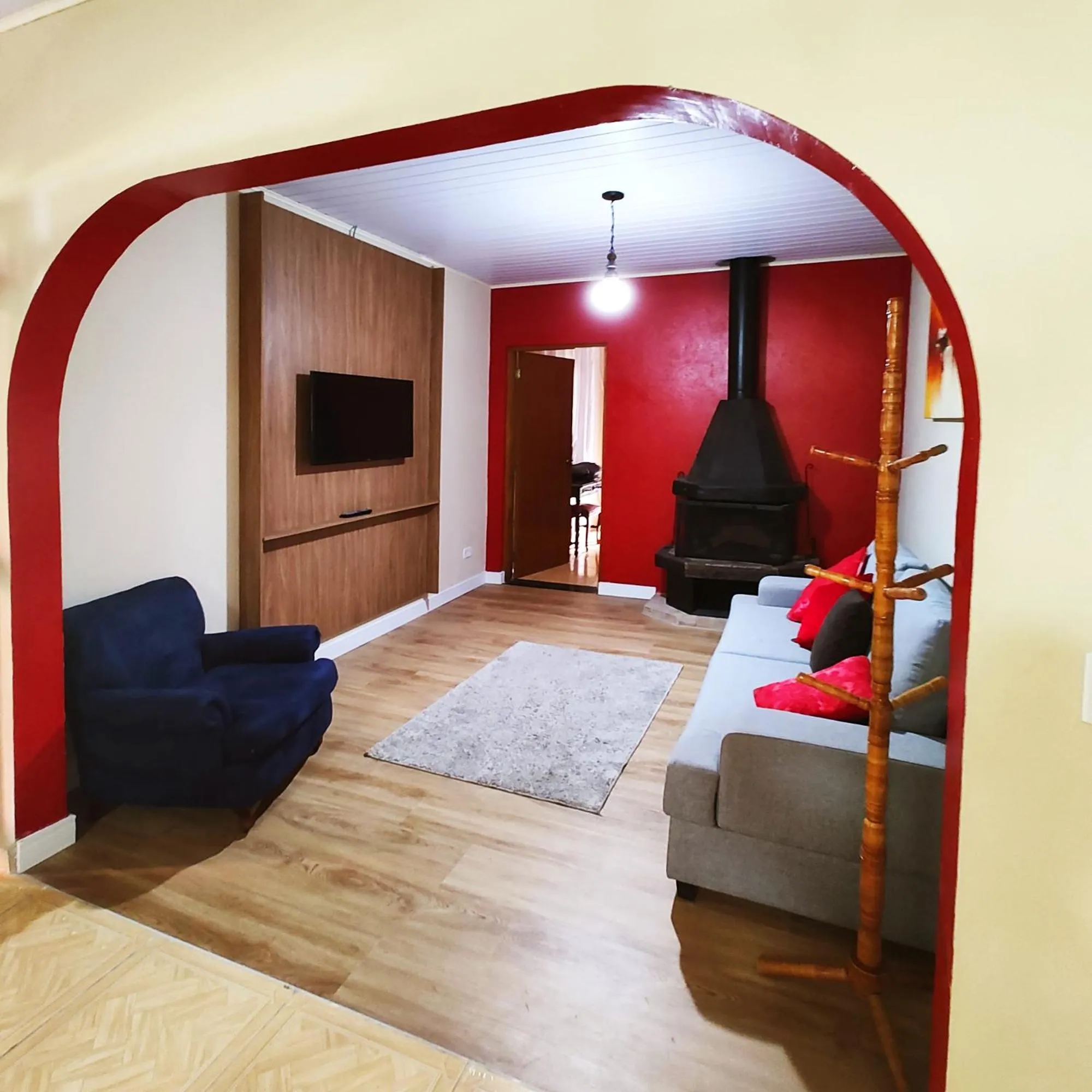 Living room, Bed in Pousada Casa dos Sonhos