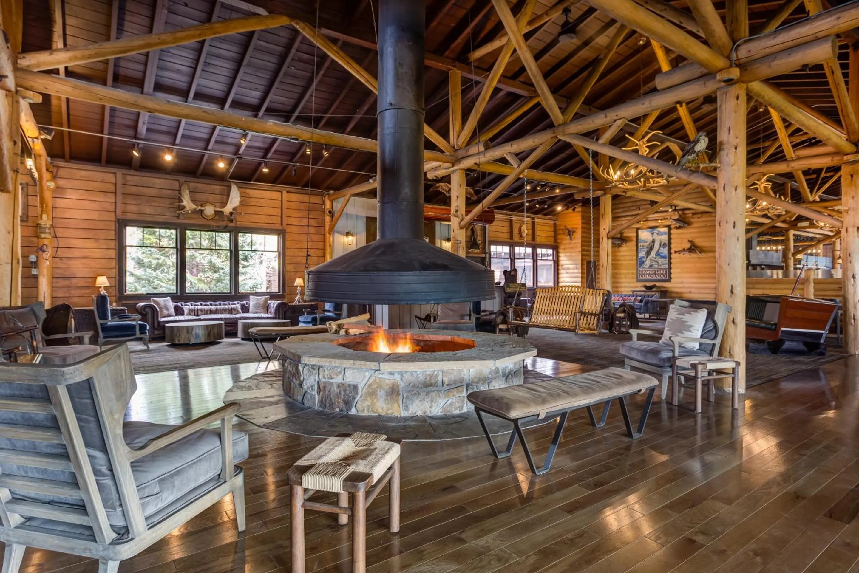 Lobby or reception in Grand Lake Lodge