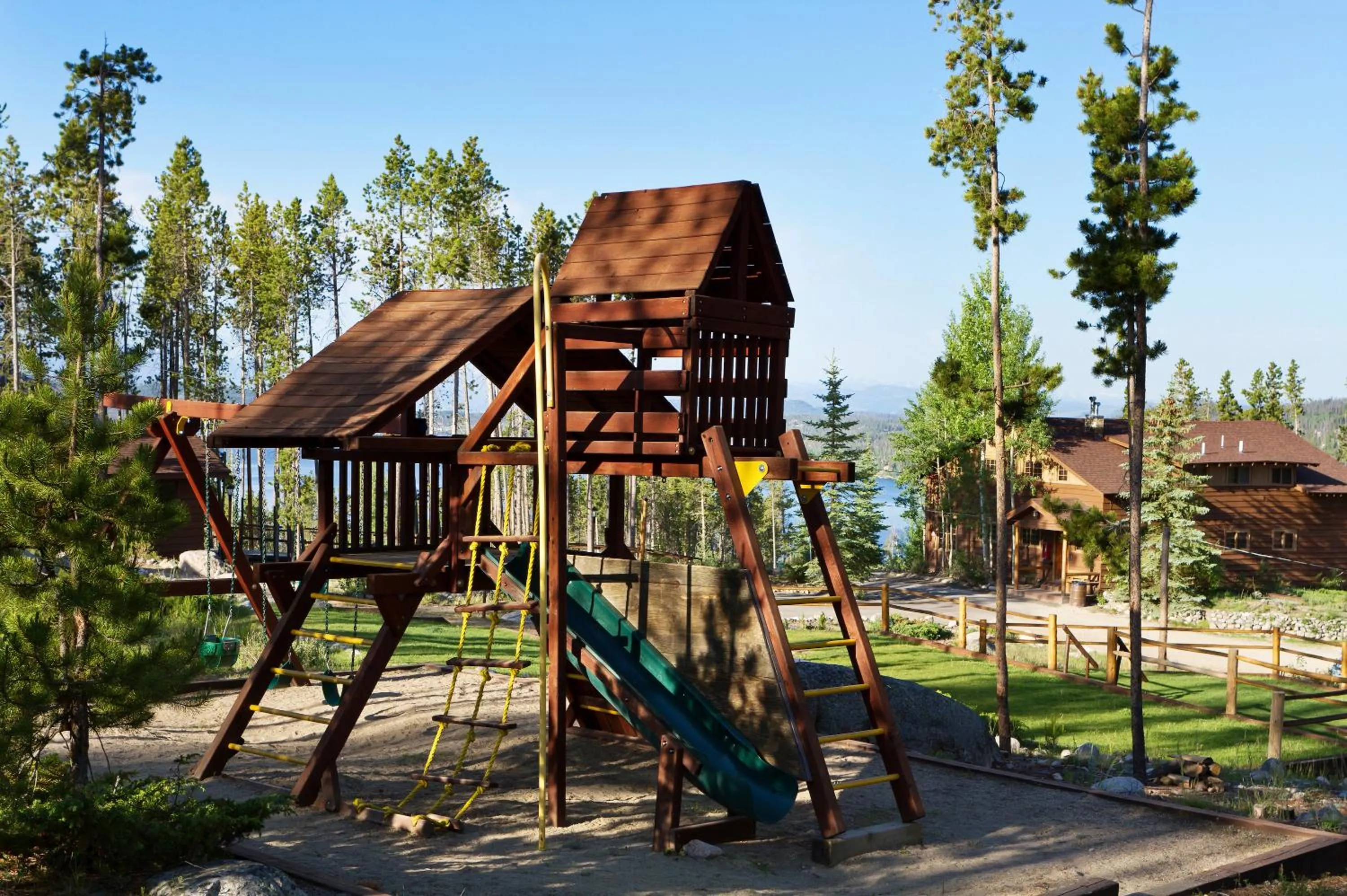 Children play ground in Grand Lake Lodge