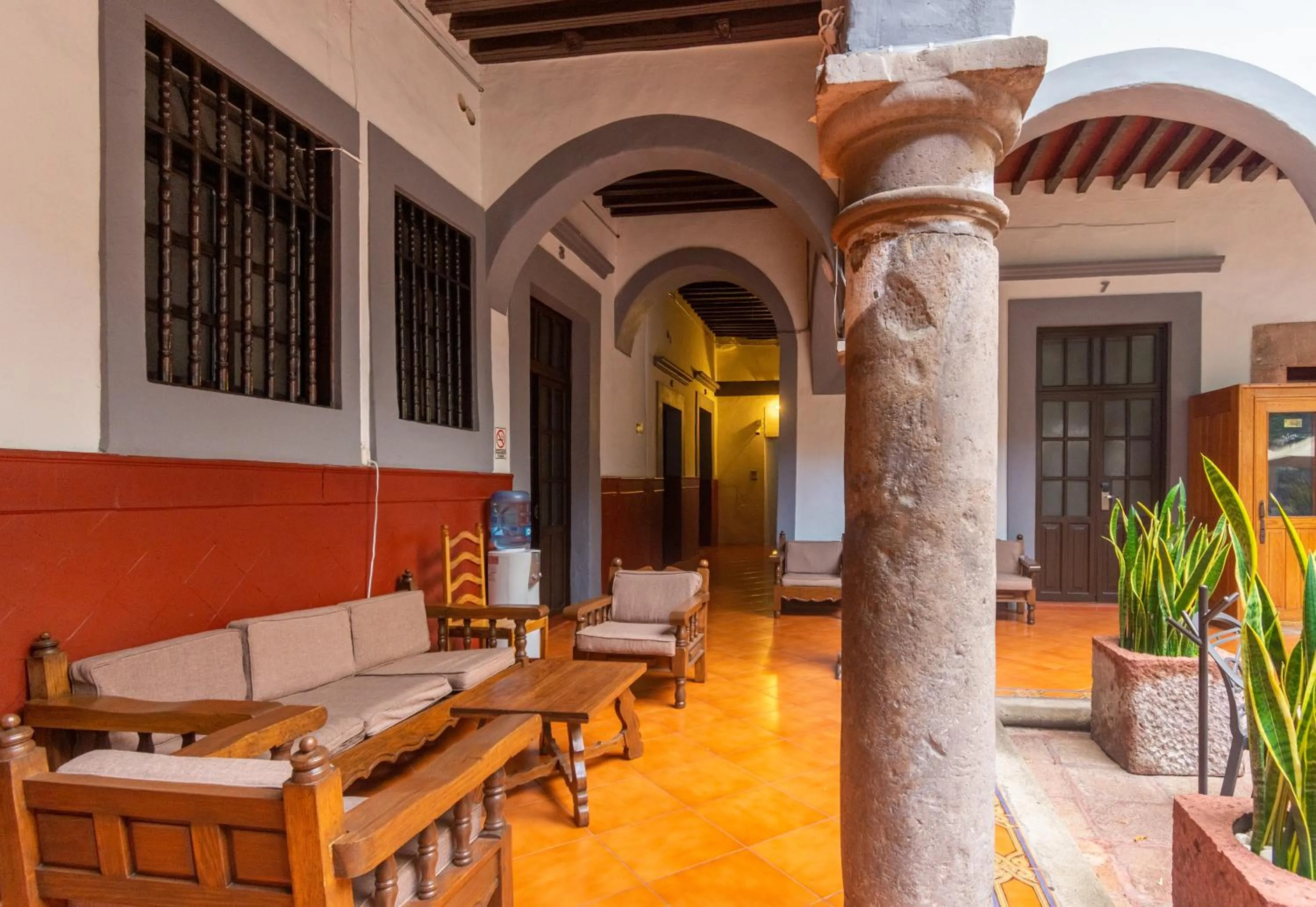 Patio in Hotel Hidalgo