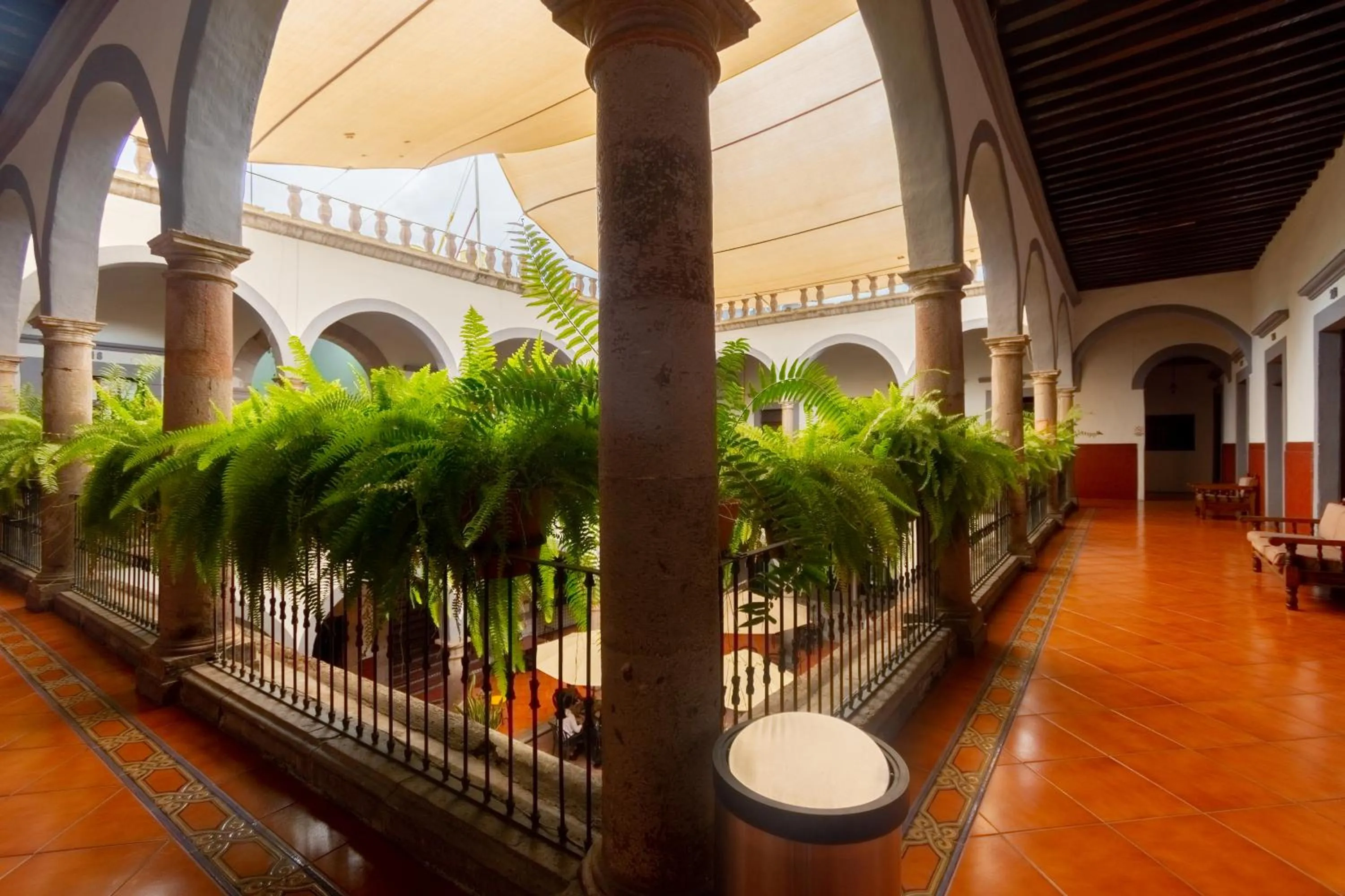 Patio in Hotel Hidalgo