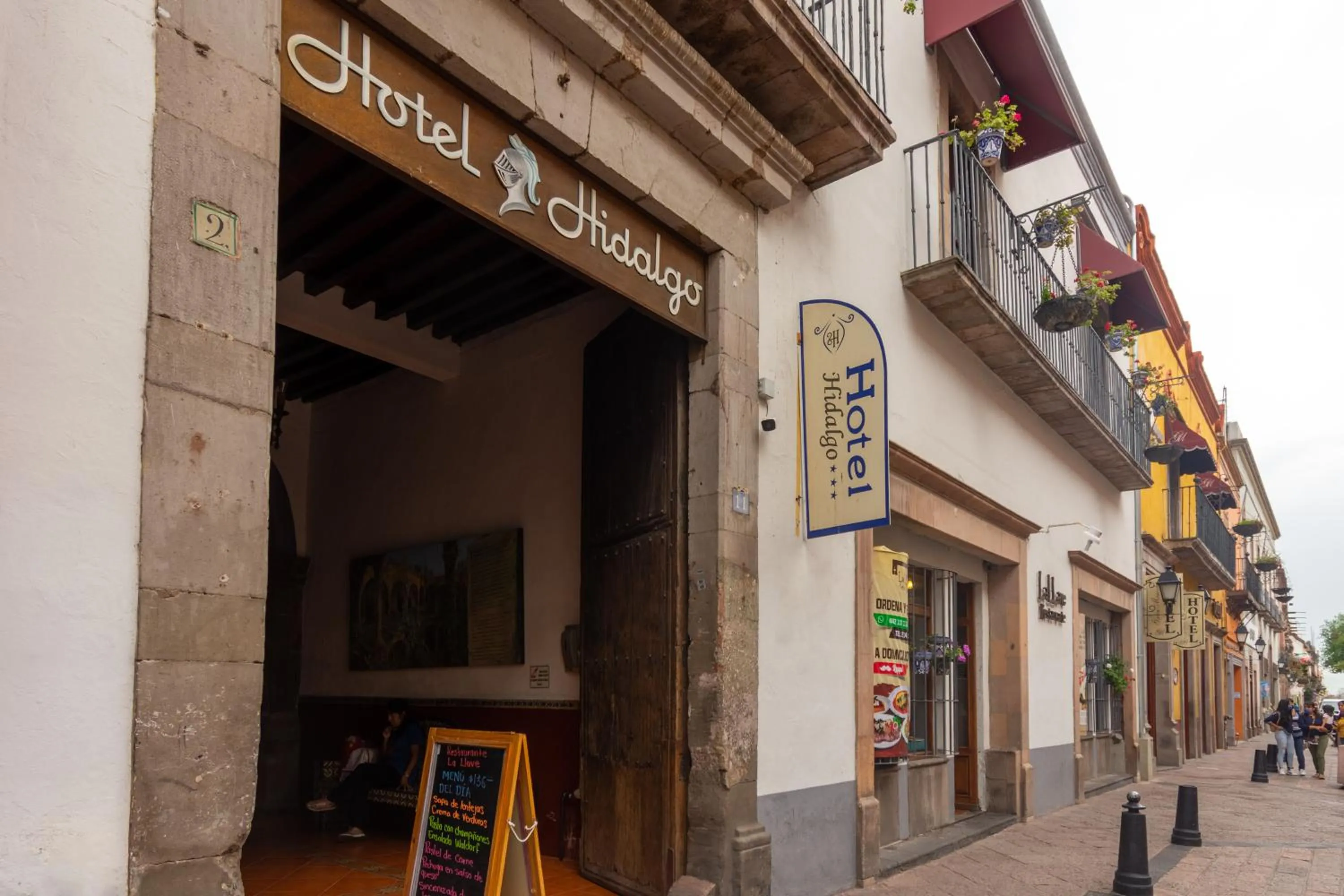 Facade/entrance in Hotel Hidalgo