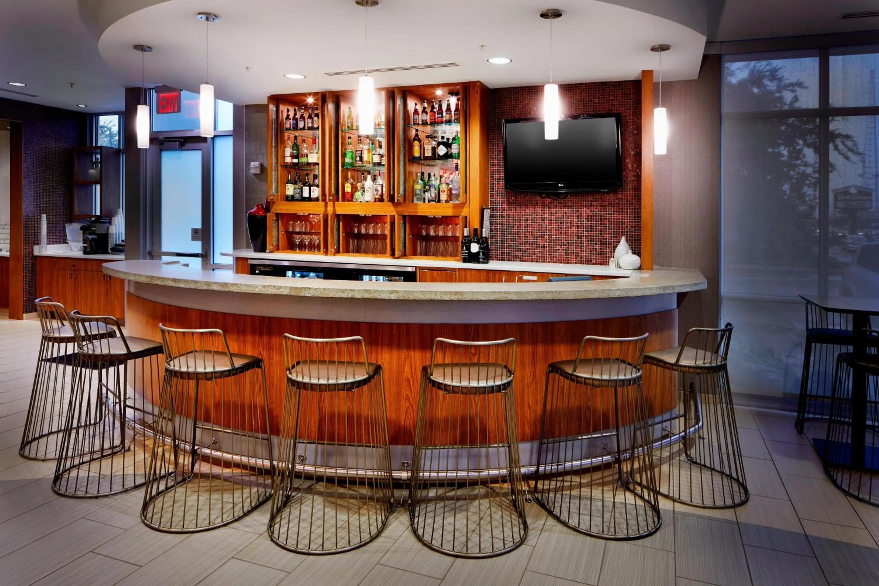 Lounge or bar in SpringHill Suites by Marriott Columbus OSU